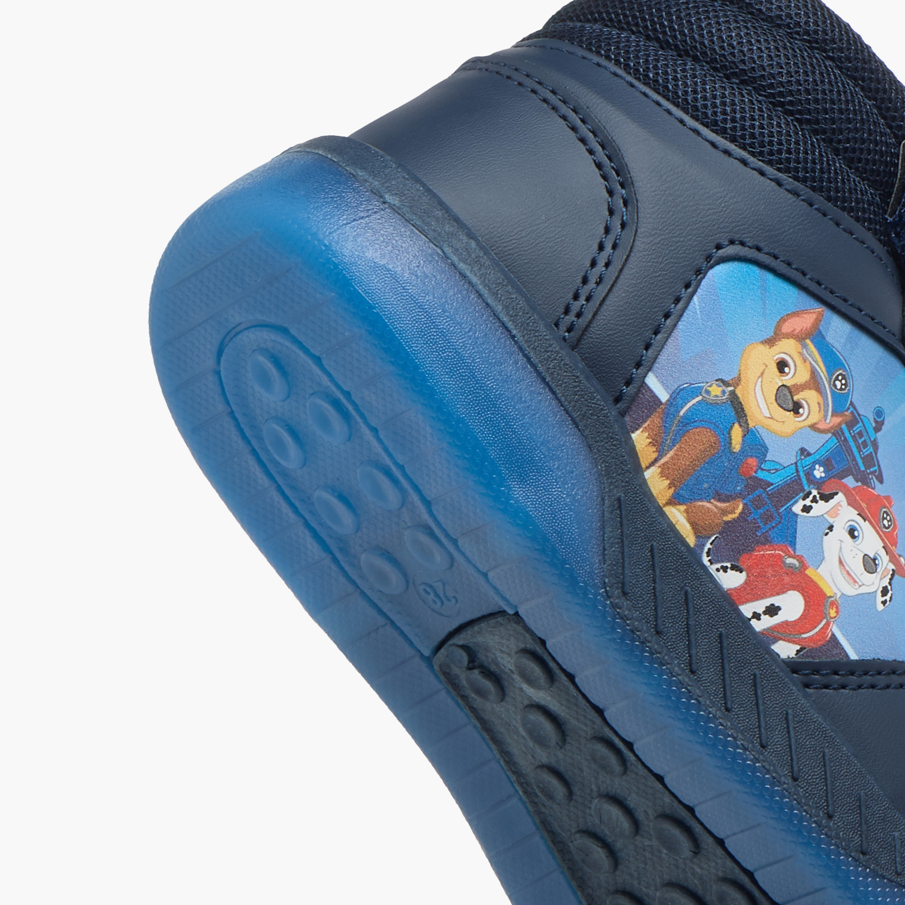 Paw Patrol Printed High-Top Sneakers with Hook and Loop Closure-boys-shoes-sneakers-image-5