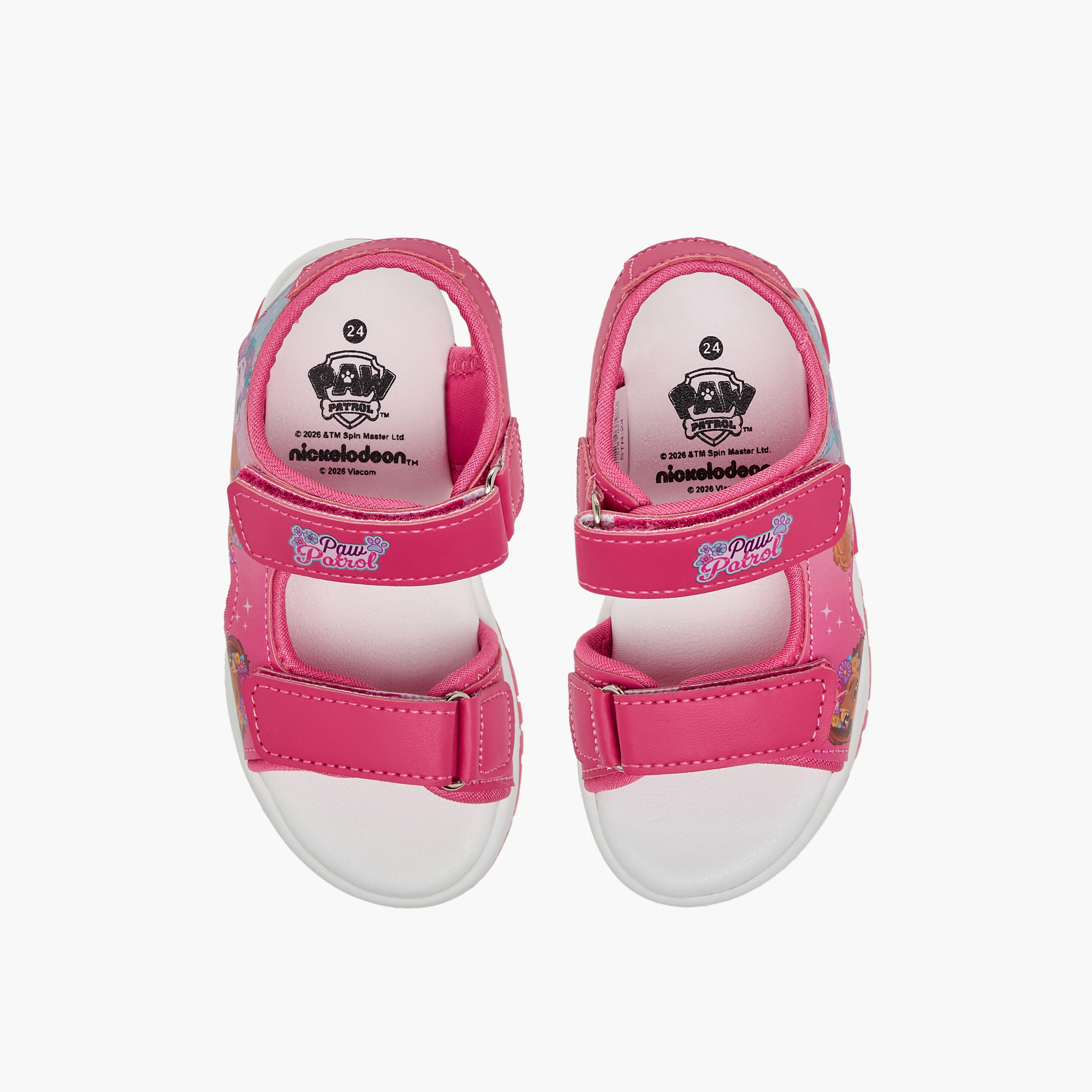 Paw Patrol Girls Hook & Loop Light-Up Strap Sandals-girls-shoes-sandals-image-1