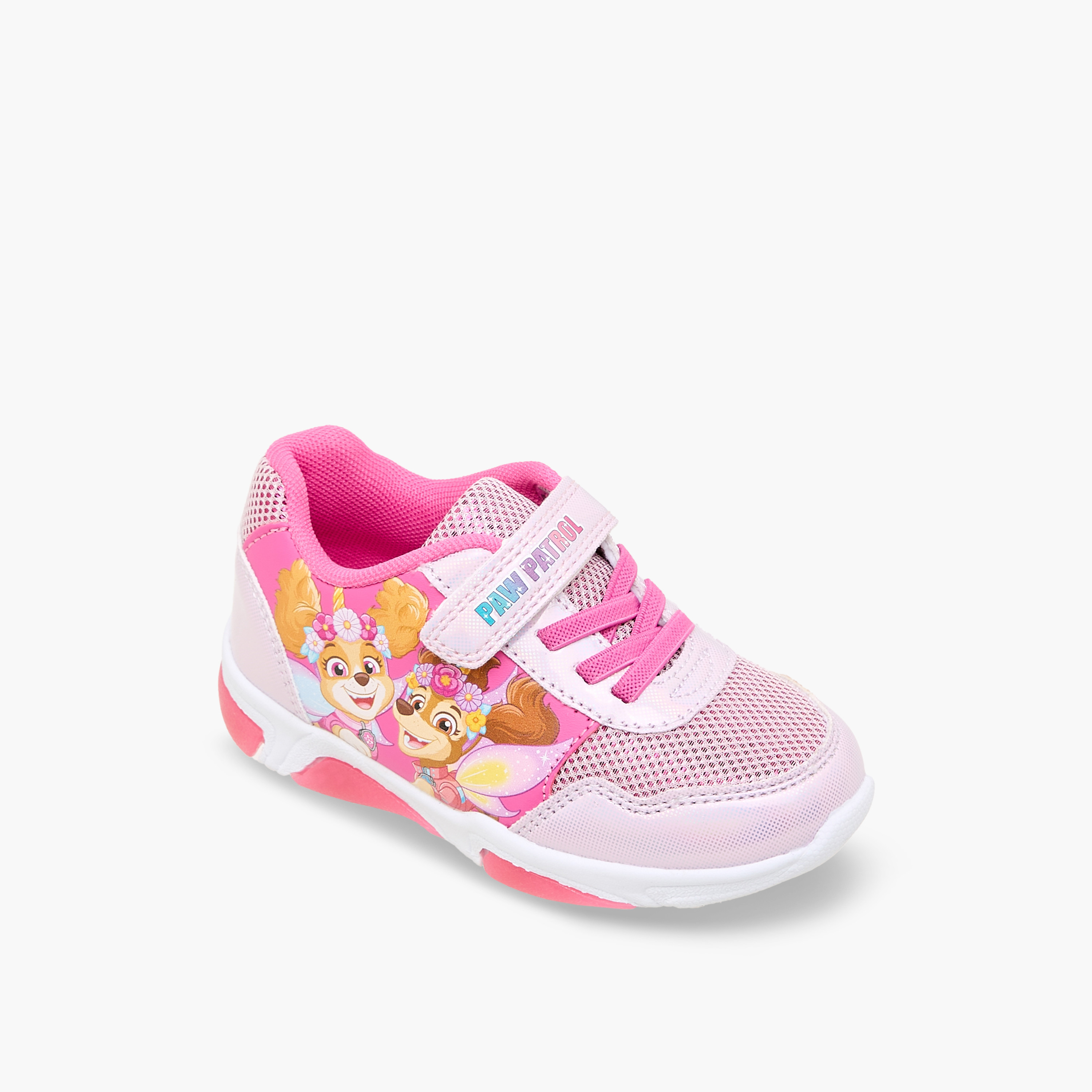 Paw Patrol Girls Hook & Loop Light-Up Sneakers-girls-shoes-sneakers-image-2