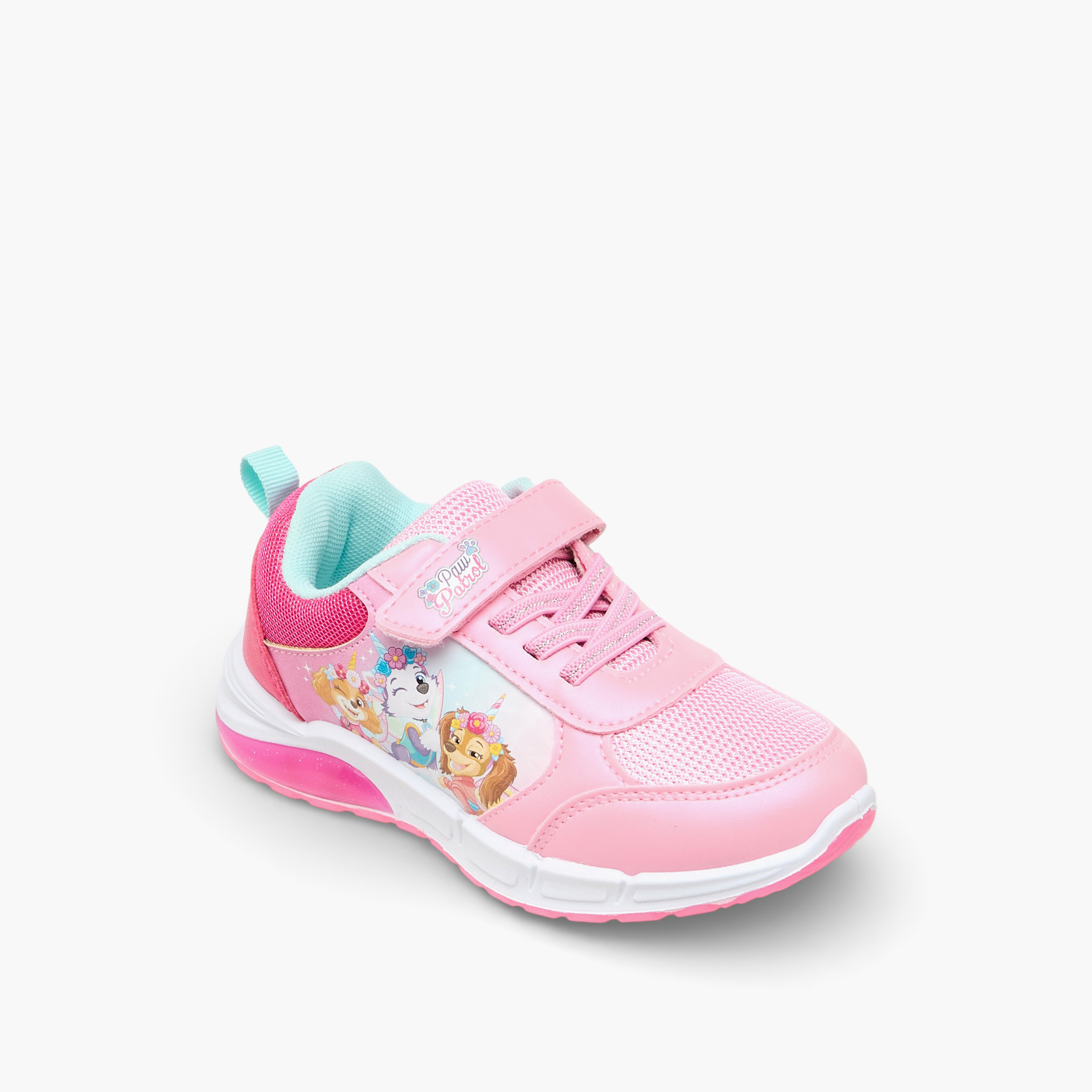 Paw Patrol Girls Hook & Loop Light-Up Sneakers-girls-shoes-sneakers-image-2