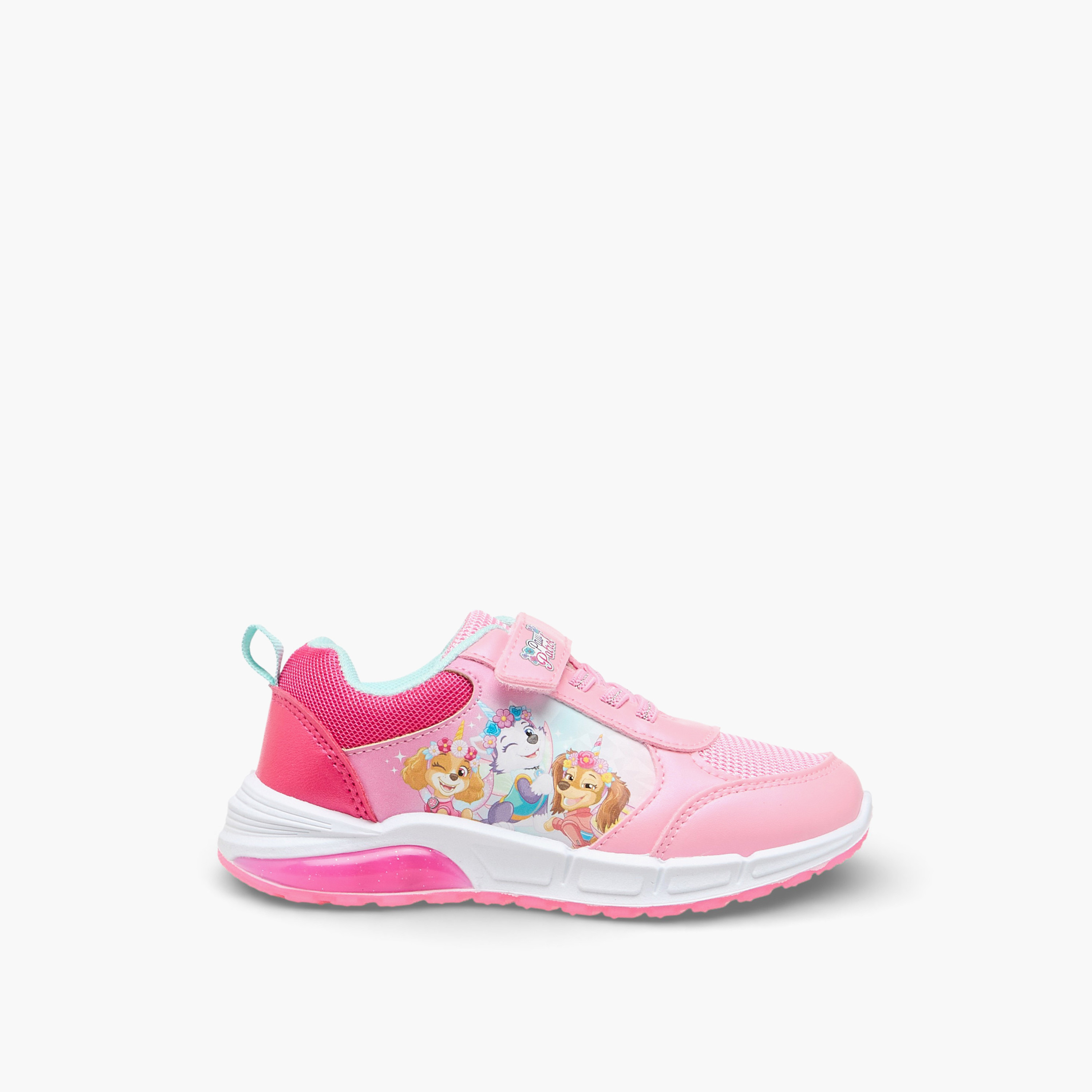 Paw Patrol Girls Hook & Loop Light-Up Sneakers-girls-shoes-sneakers-image-3