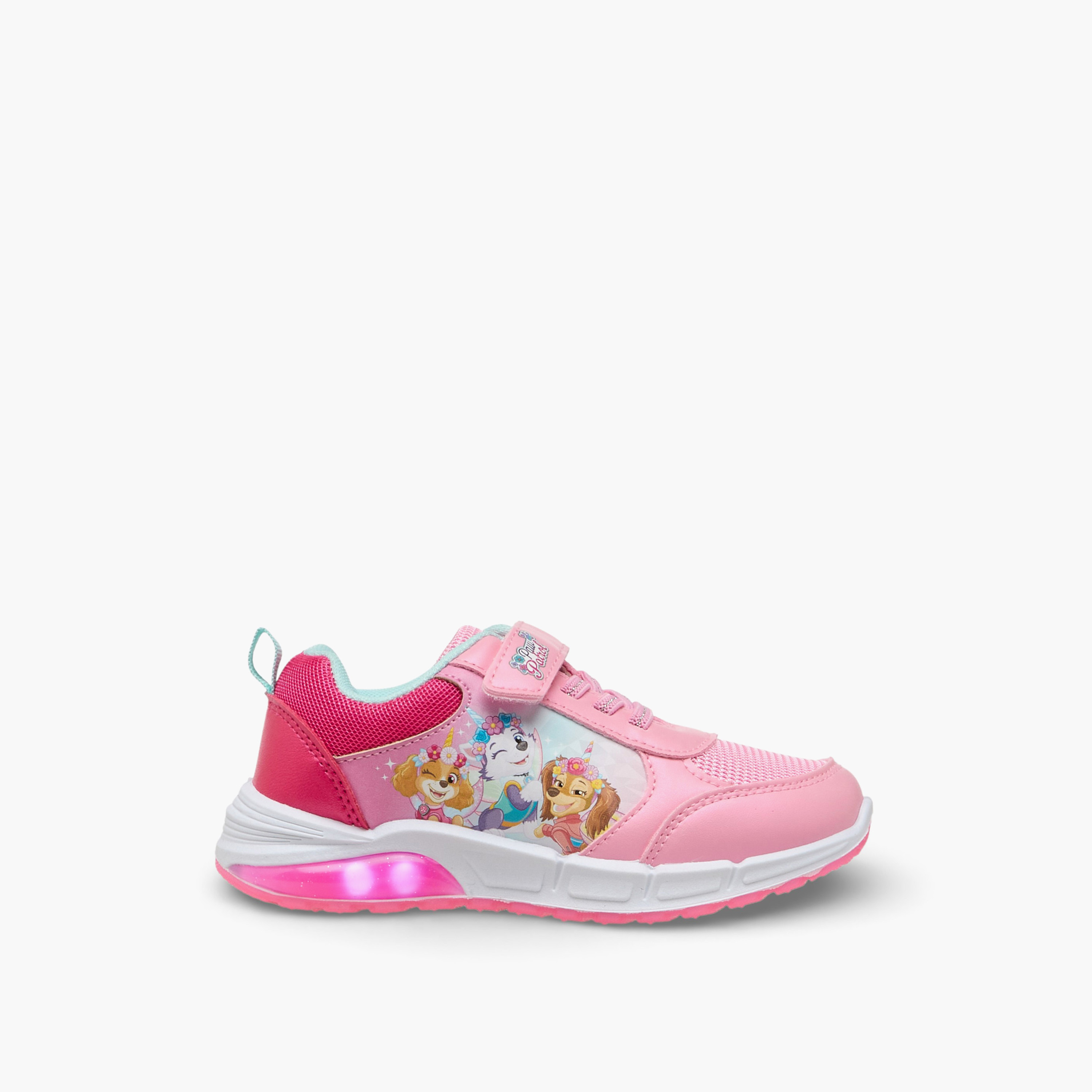Paw Patrol Girls Hook & Loop Light-Up Sneakers-girls-shoes-sneakers-image-6