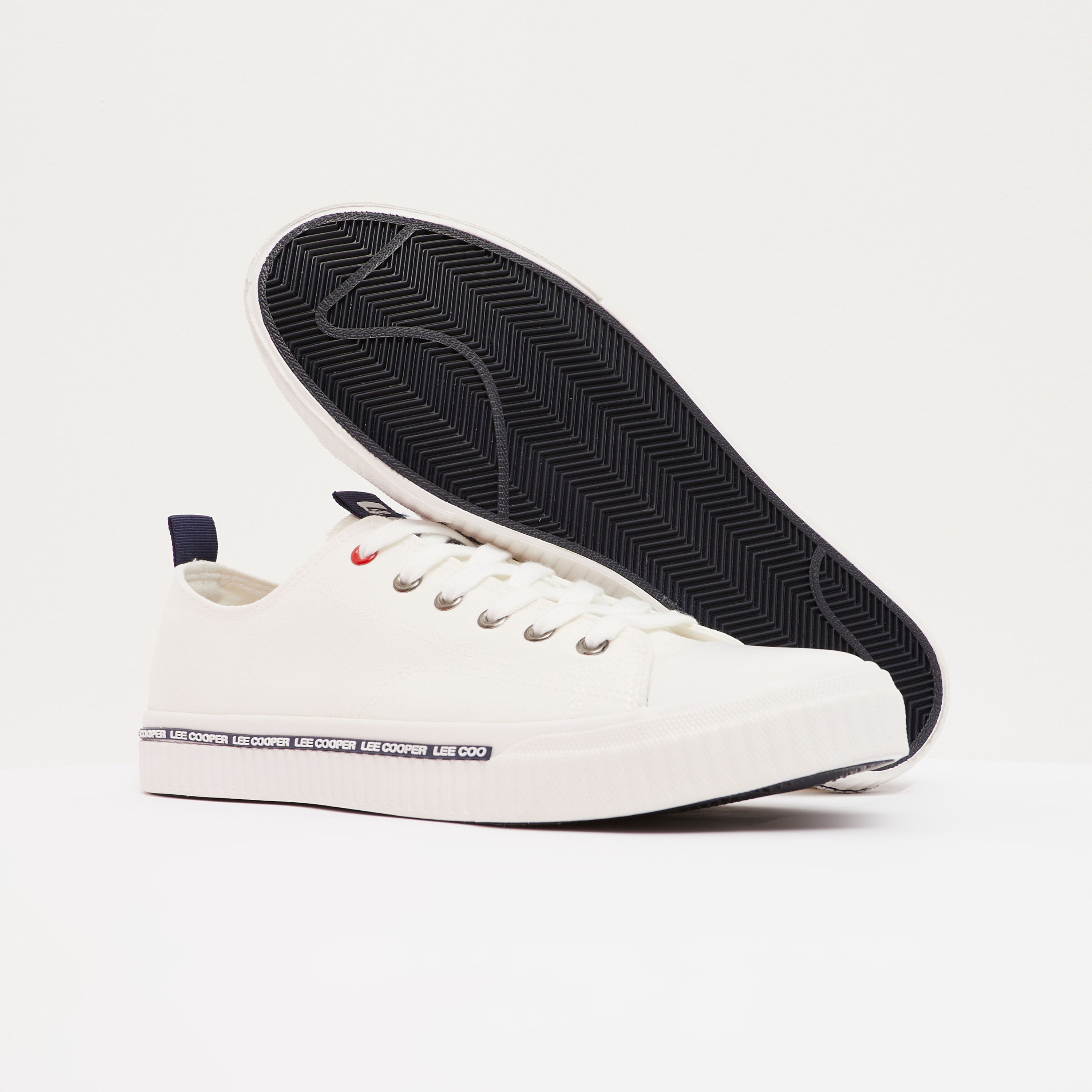 Lee cooper canvas sales hi top shoes