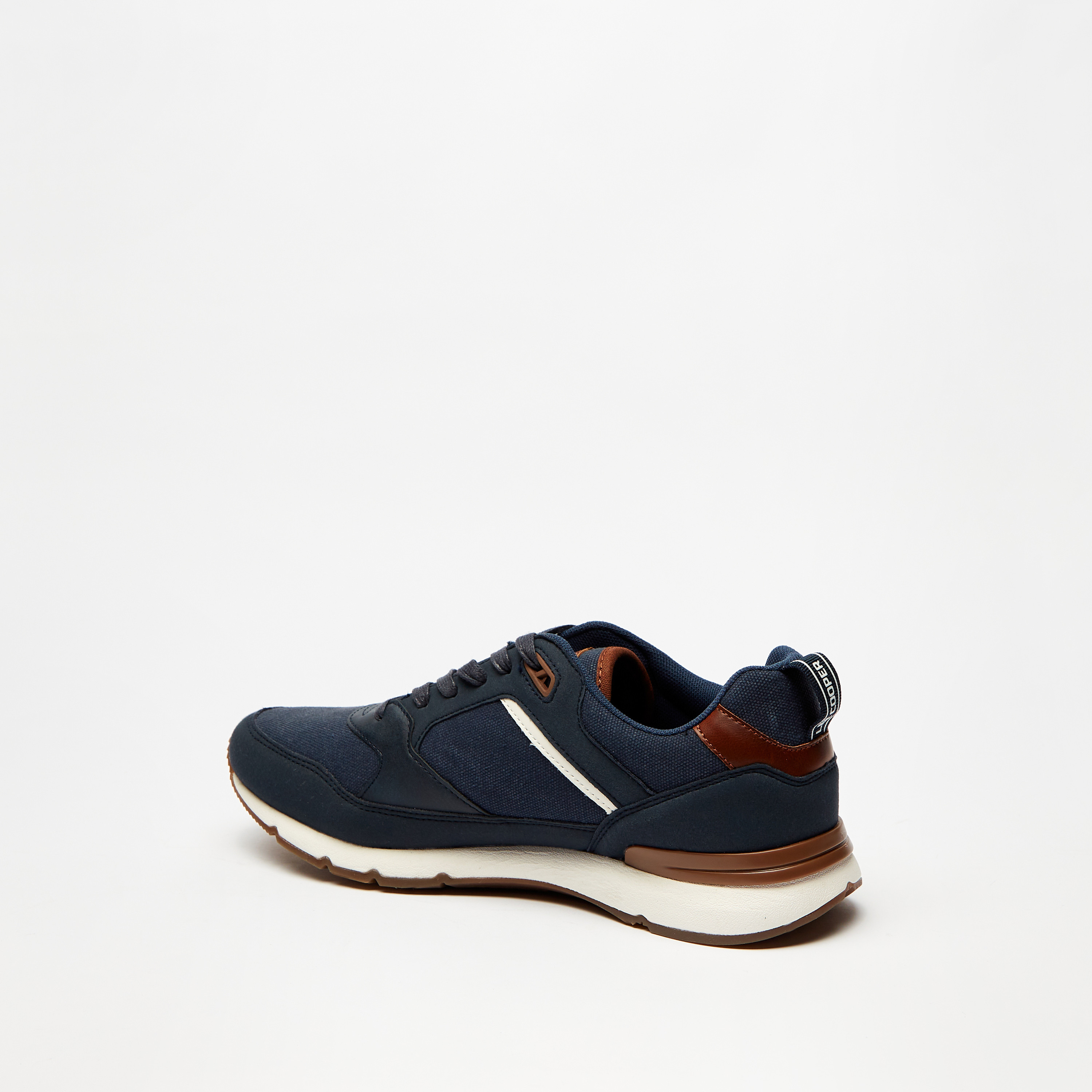 حذاء سنيكرز بارز الملمس برباط إغلاق للرجال من لي كوبر-men-shoes-sneakers-image-3