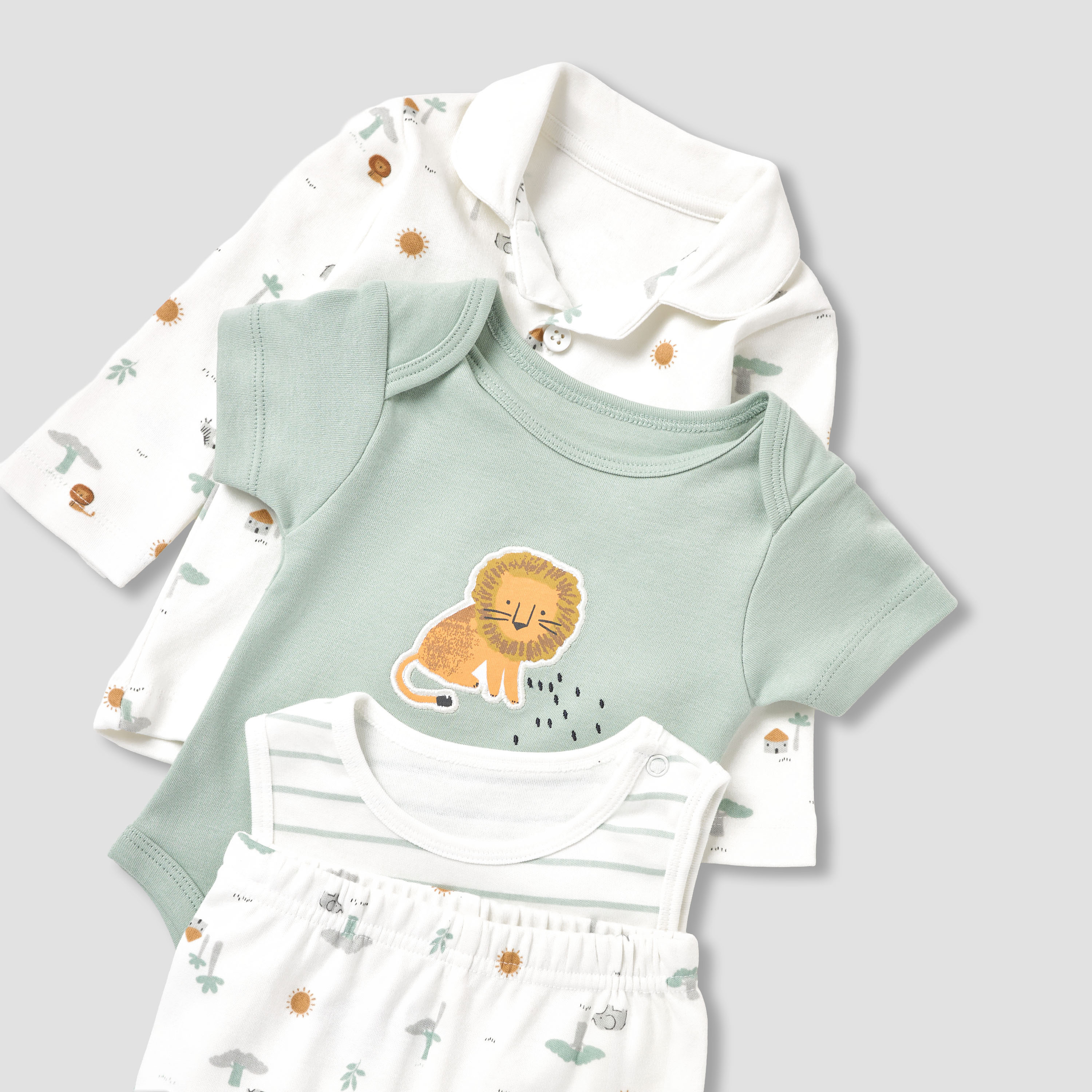 طقم هدايا ملابس 8 قطع مع أزرار إغلاق كبس من جونيورز-baby-boys-clothing-setsandcoords-image-10