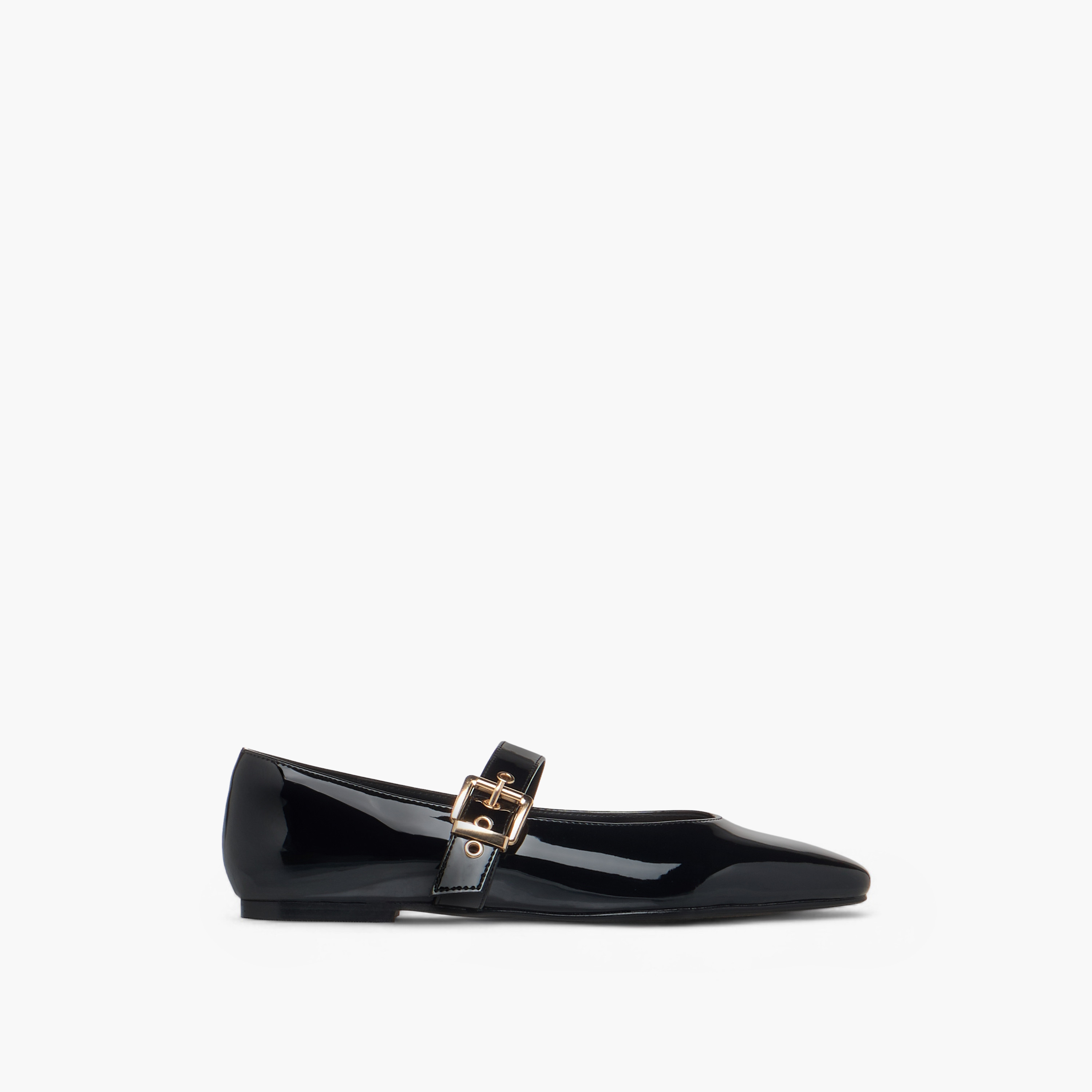 Celeste Women's Solid Ballerina Shoes with Buckle Closure-women-shoes-ballerinas-image-3