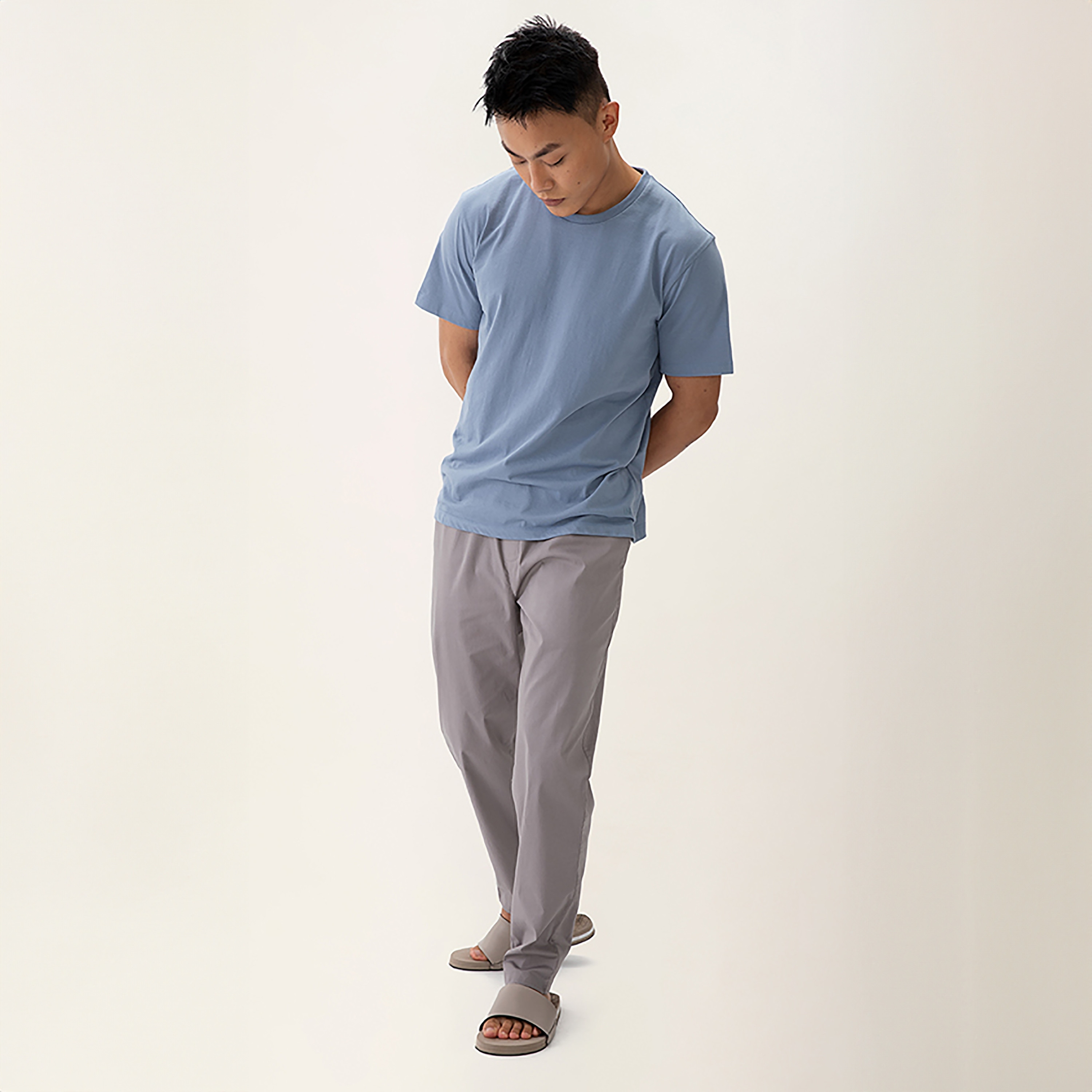 Damensch Plain Mid-Rise Stretch Drawstring Pyjama-men-clothing-nightwear-pyjamaandshorts-image-2