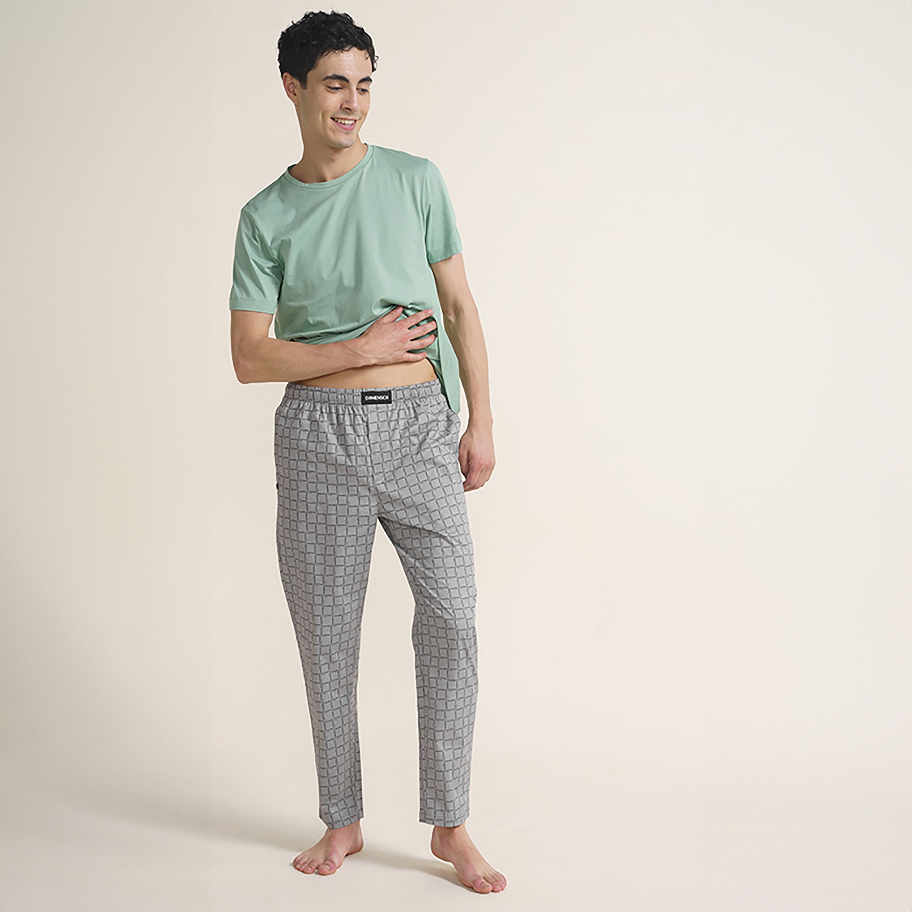 Damensch Printed Mid-Rise Stretch Drawstring Pyjama-men-clothing-nightwear-pyjamaandshorts-image-2