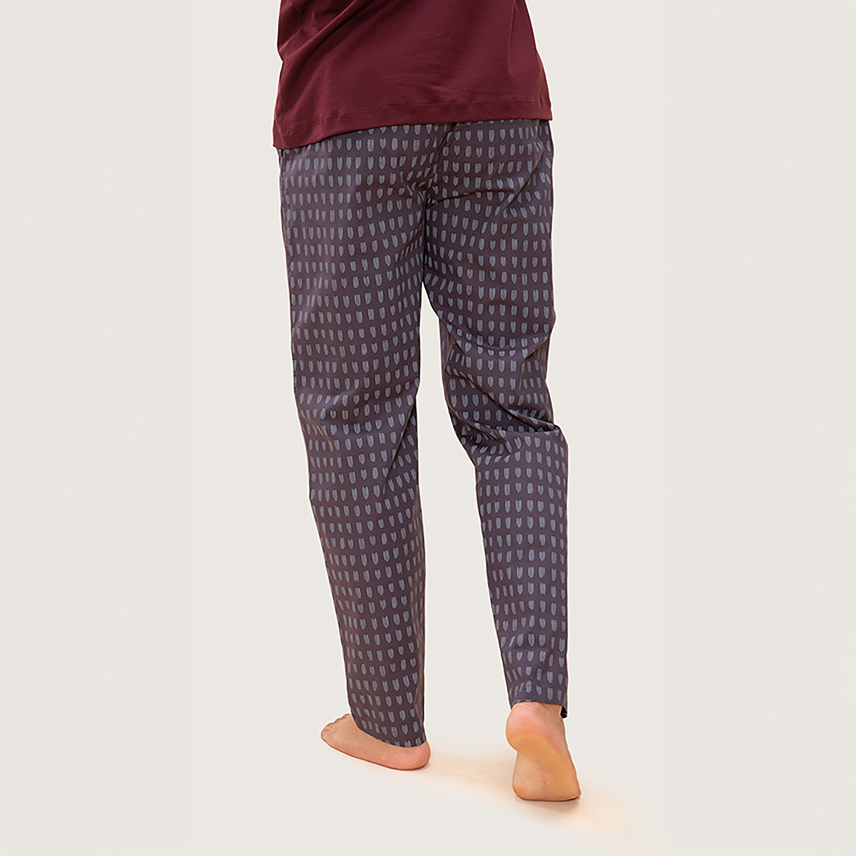 بيجامة برباط مطاطي متوسطة الارتفاع مطبوعة من دامنش-men-clothing-nightwear-pyjamaandshorts-image-8