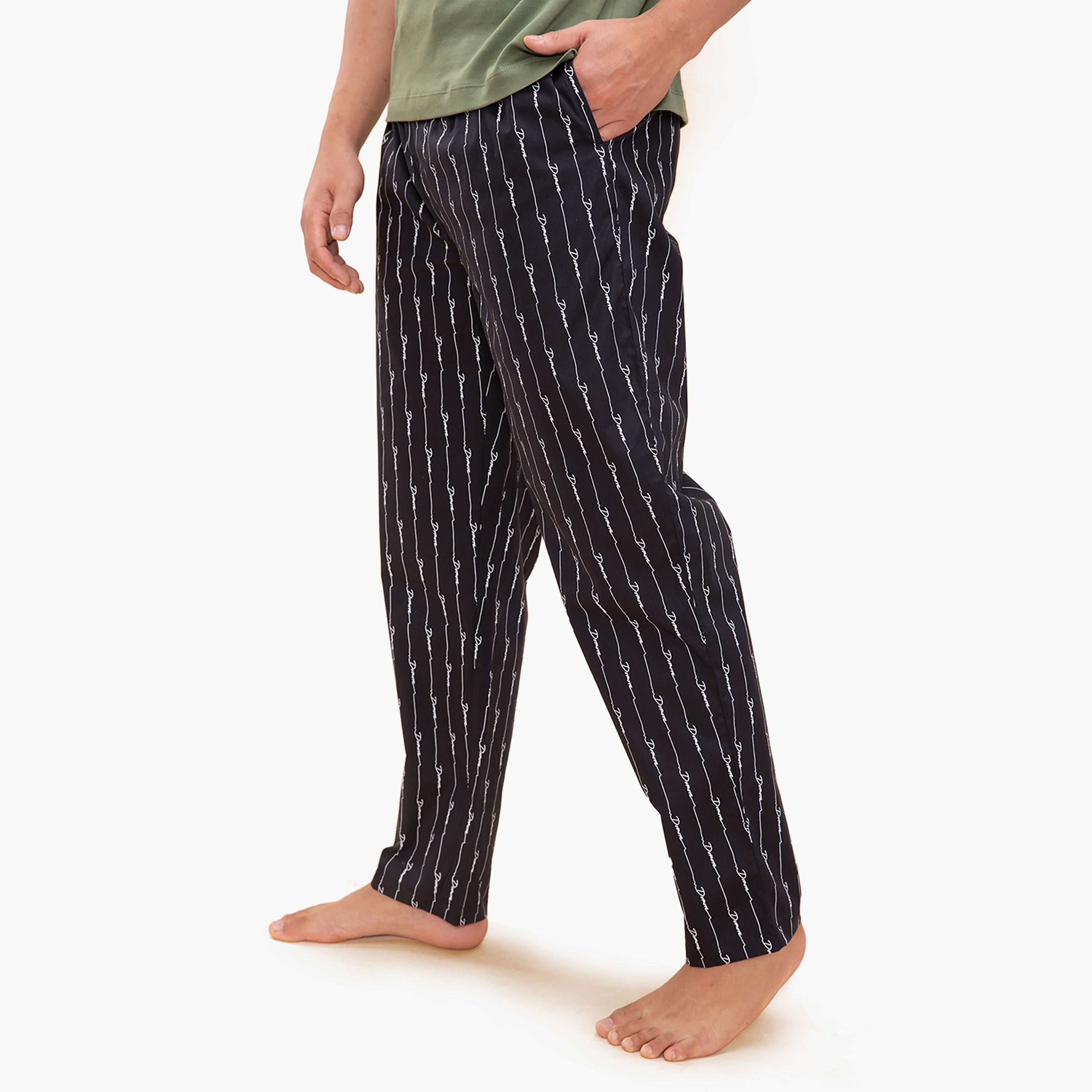 حزمة من 2 بيجامة مطبوعة بمتوسطة الارتفاع من دامينش-men-clothing-nightwear-pyjamaandshorts-image-6