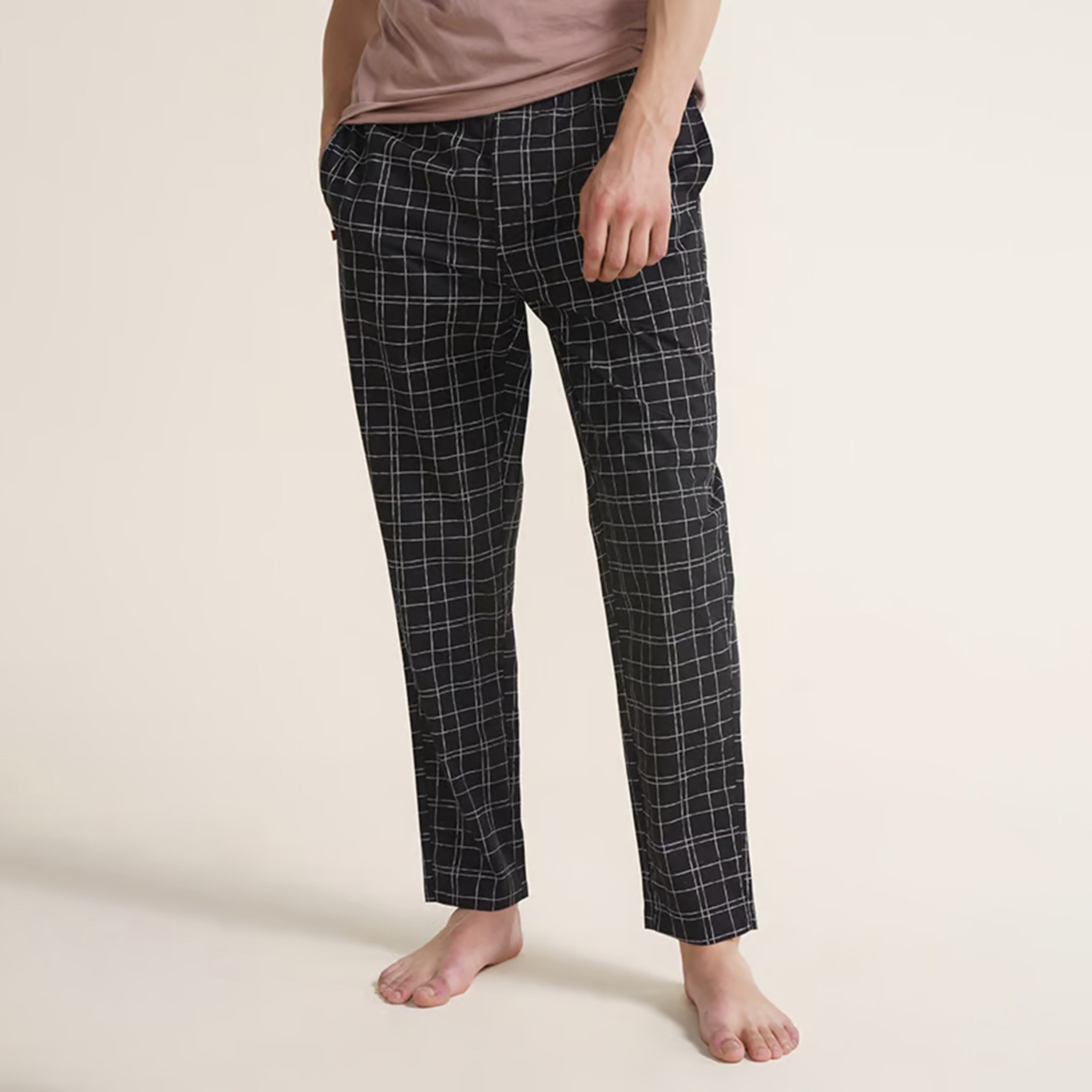 Damensch Printed Mid-Rise Pyjama with Inner Drawstring Closure-men-clothing-nightwear-pyjamaandshorts-image-1