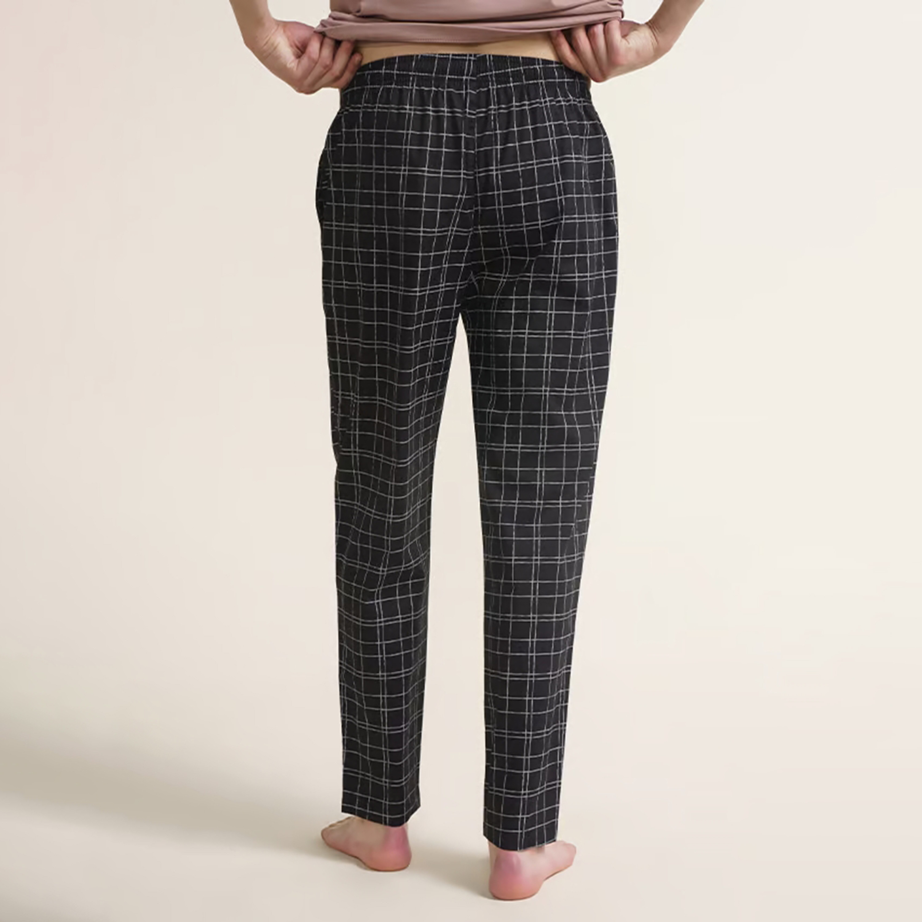 Damensch Printed Mid-Rise Pyjama with Inner Drawstring Closure-men-clothing-nightwear-pyjamaandshorts-image-4