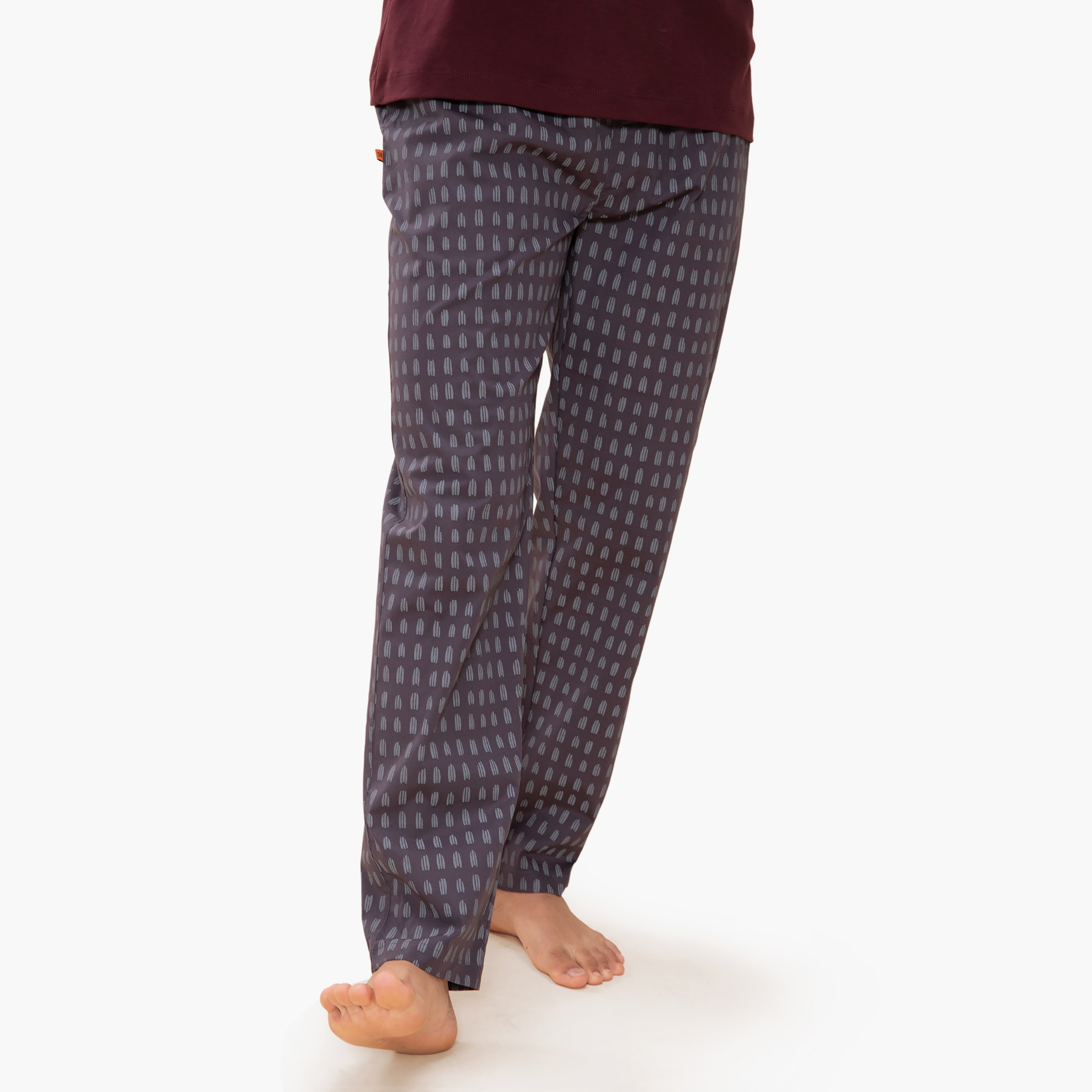 Damensch Printed Mid-Rise Pyjama with Inner Drawstring Closure-men-clothing-nightwear-pyjamaandshorts-image-5