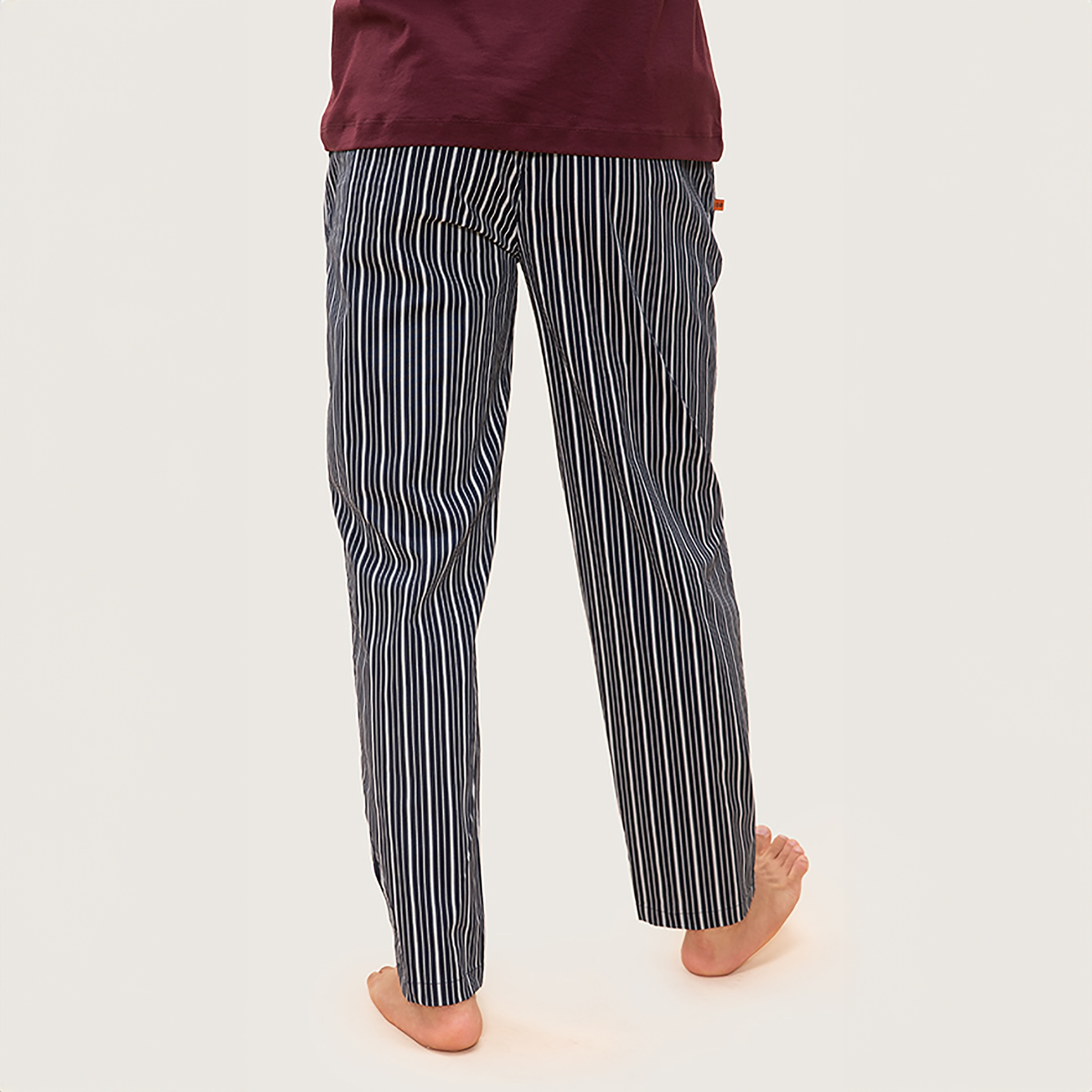 Damensch Stripes Mid-Rise Stretch Drawstring Pyjama-men-clothing-nightwear-pyjamaandshorts-image-4