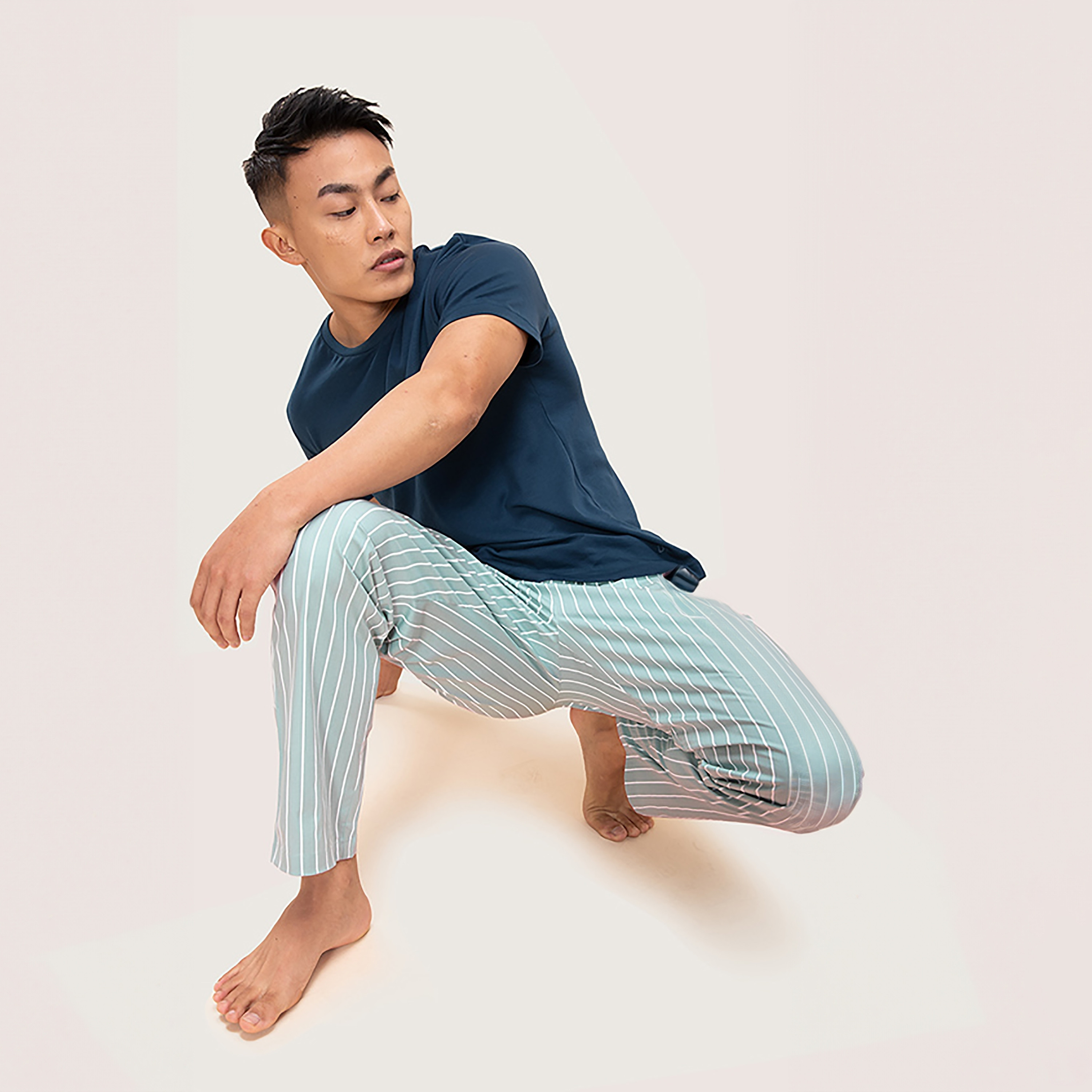 Damensch Stripes Mid-Rise Stretch Drawstring Pyjama-men-clothing-nightwear-pyjamaandshorts-image-8