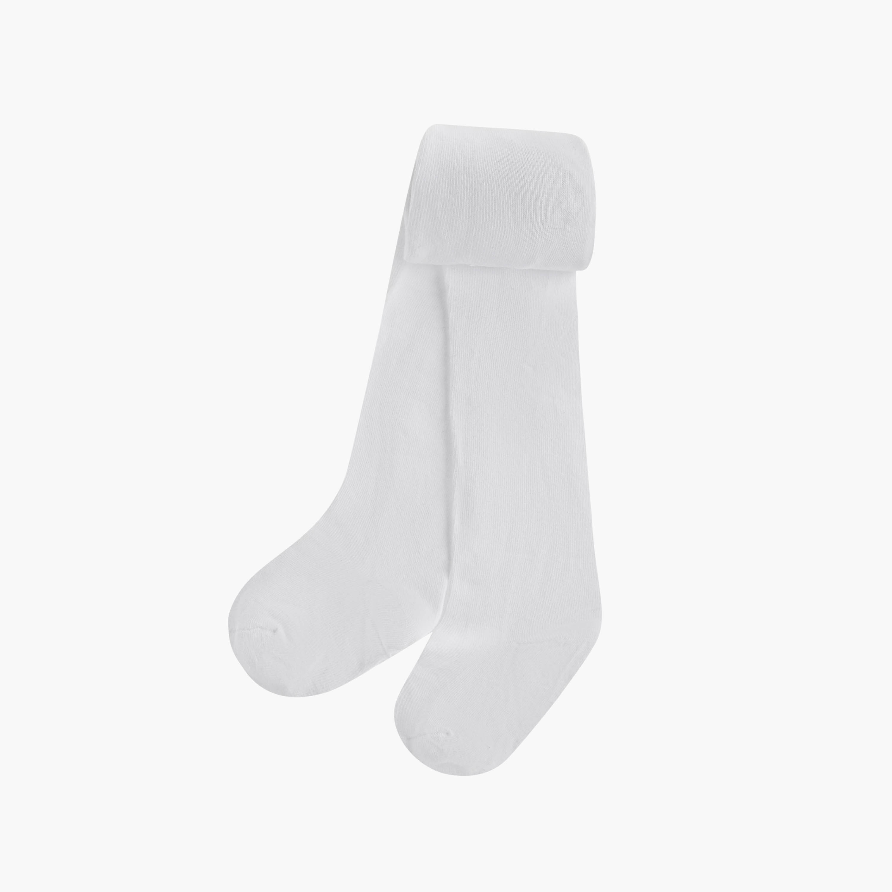 Juniors Solid Closed Feet Tights - Set of 2-girls-accessories-socks-image-1