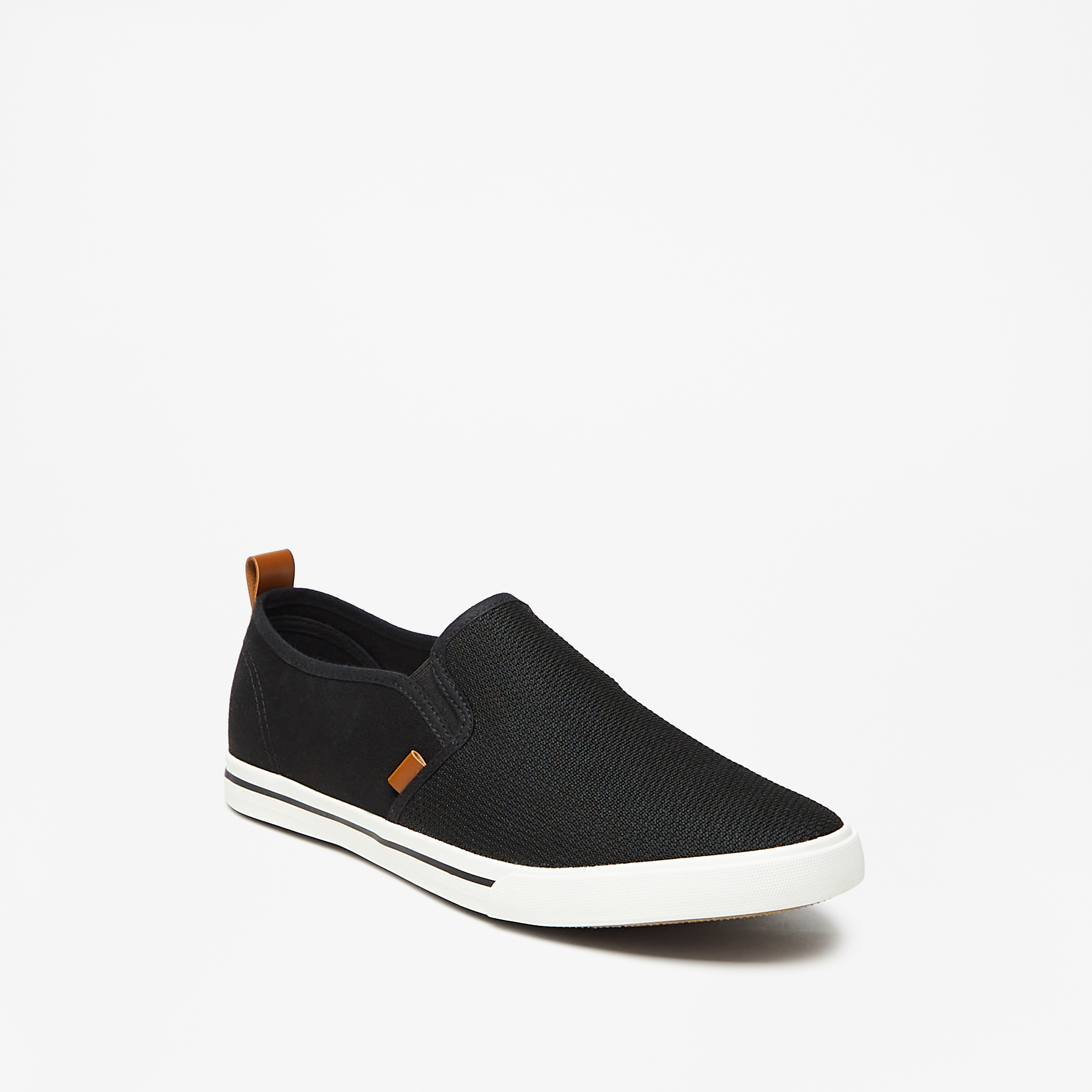 Mens canvas hot sale trainers