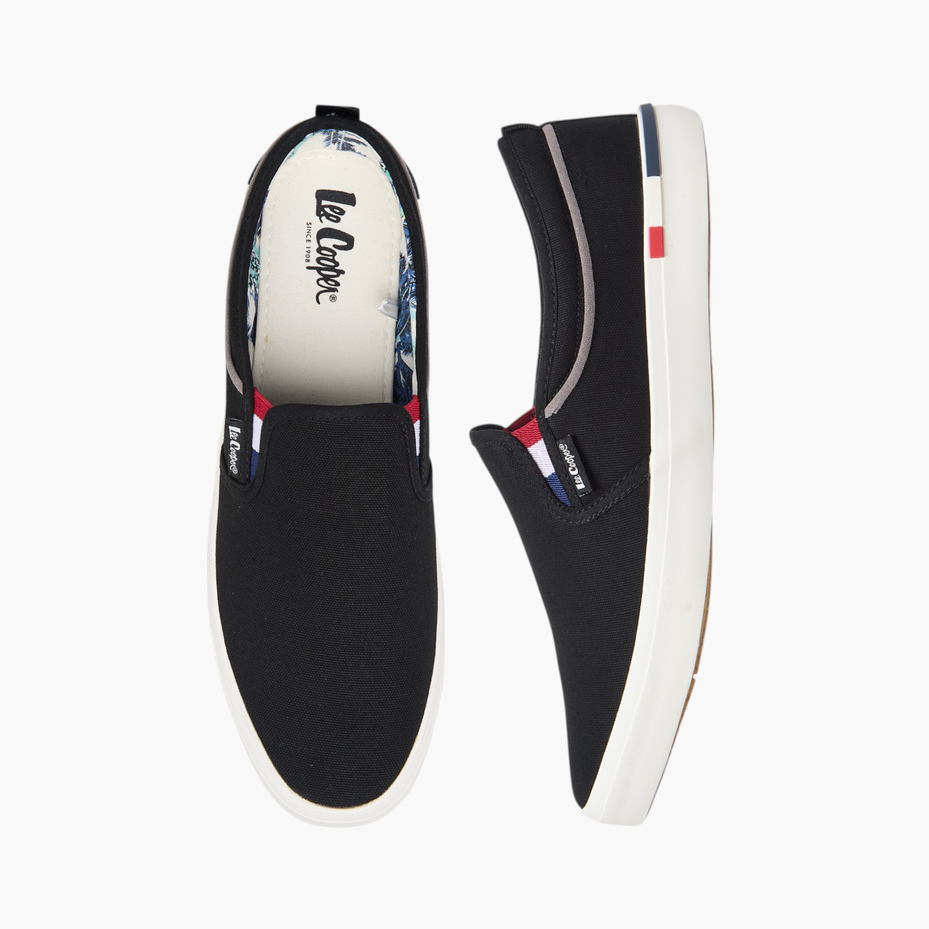 Lee Cooper Men's Textured Slip-On Loafers-men-shoes-loafersandmoccasins-image-1