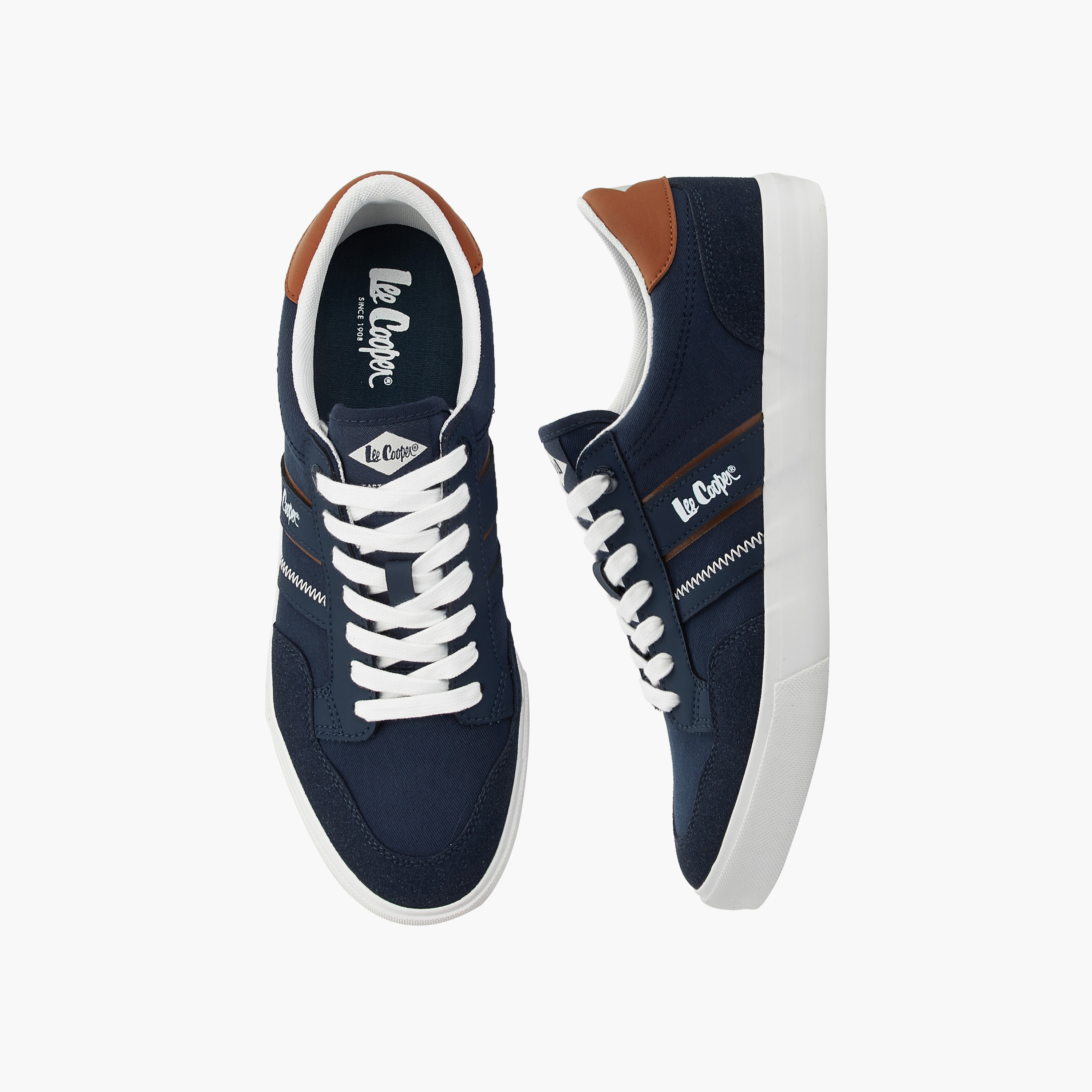 Lee Cooper Men Lace-Up Ankle Sneakers-men-shoes-sneakers-image-1