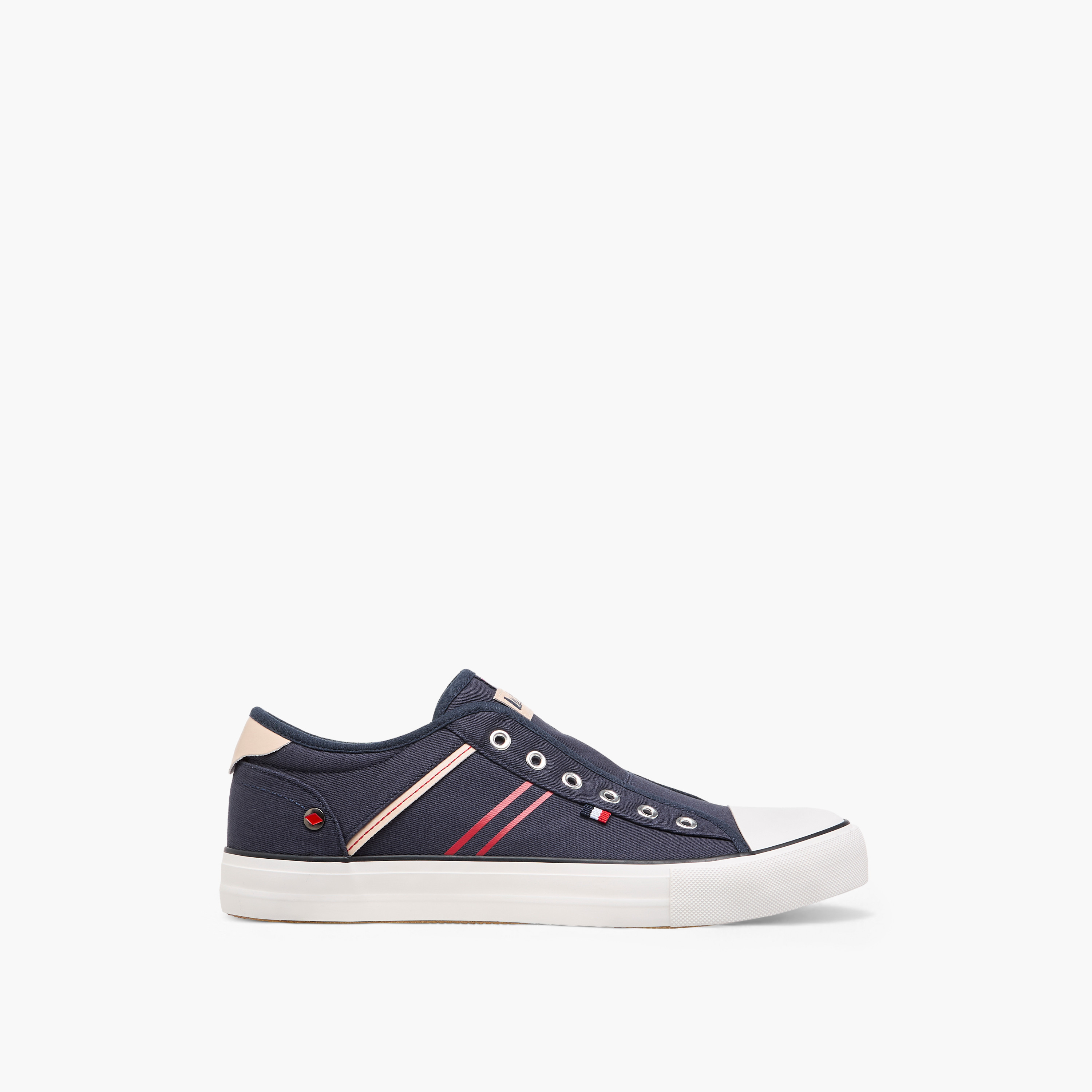 حذاء قماش مقلم سهل الارتداء للرجال من لي كوبر-men-shoes-sneakers-image-3