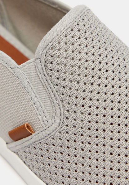Lee Cooper Men's Textured Slip-On Canvas Shoes