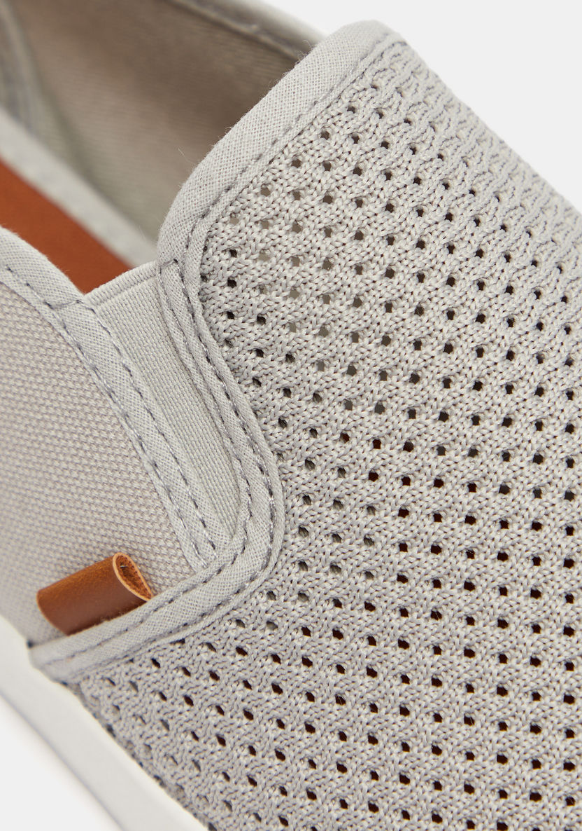 Lee Cooper Men's Textured Slip-On Low-Ankle Sneakers Shoes-Men%27s Sneakers-image-2