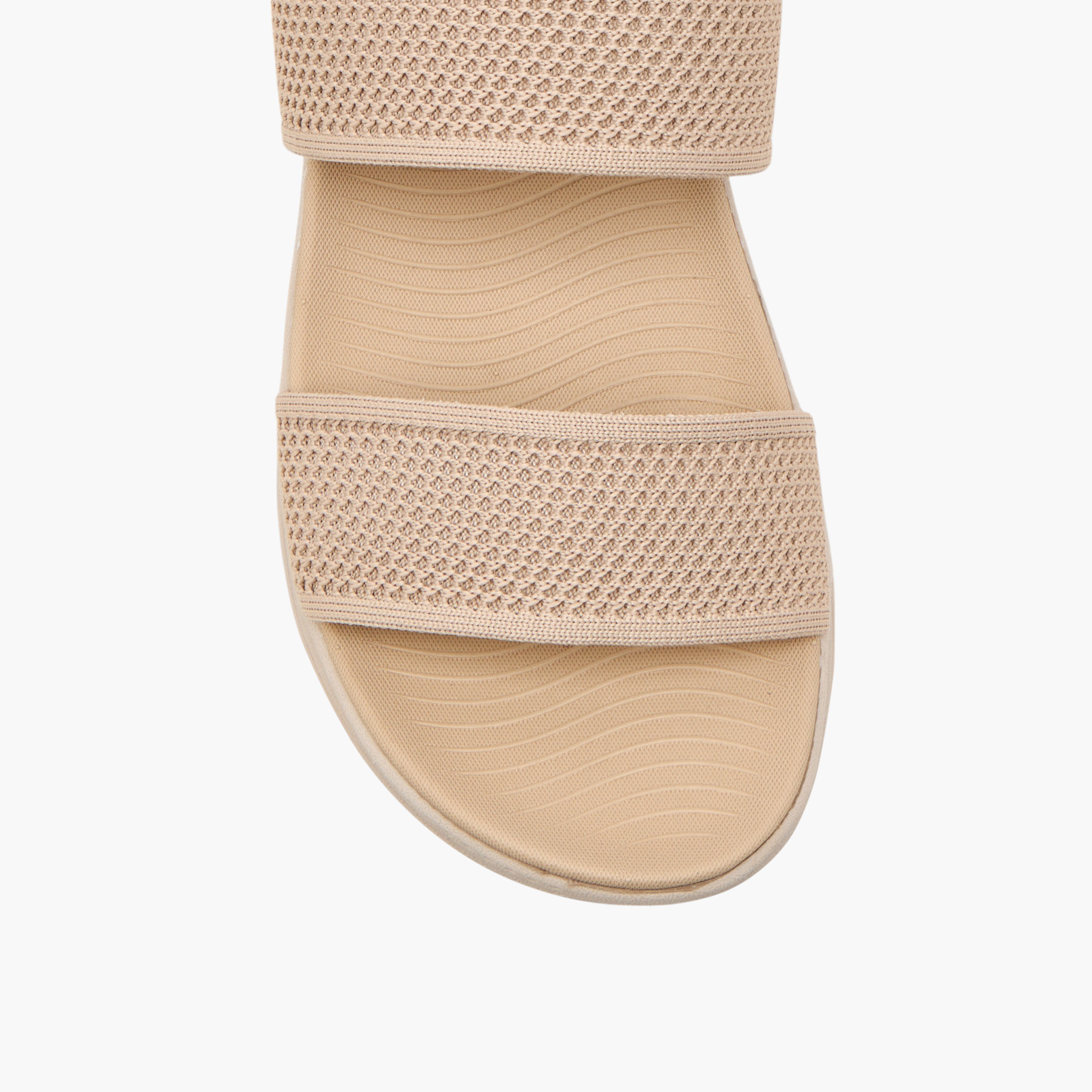 Le Confort Textured Slip-On Comfort Sandals with Platform Heels-women-shoes-sandals-heeled-image-4