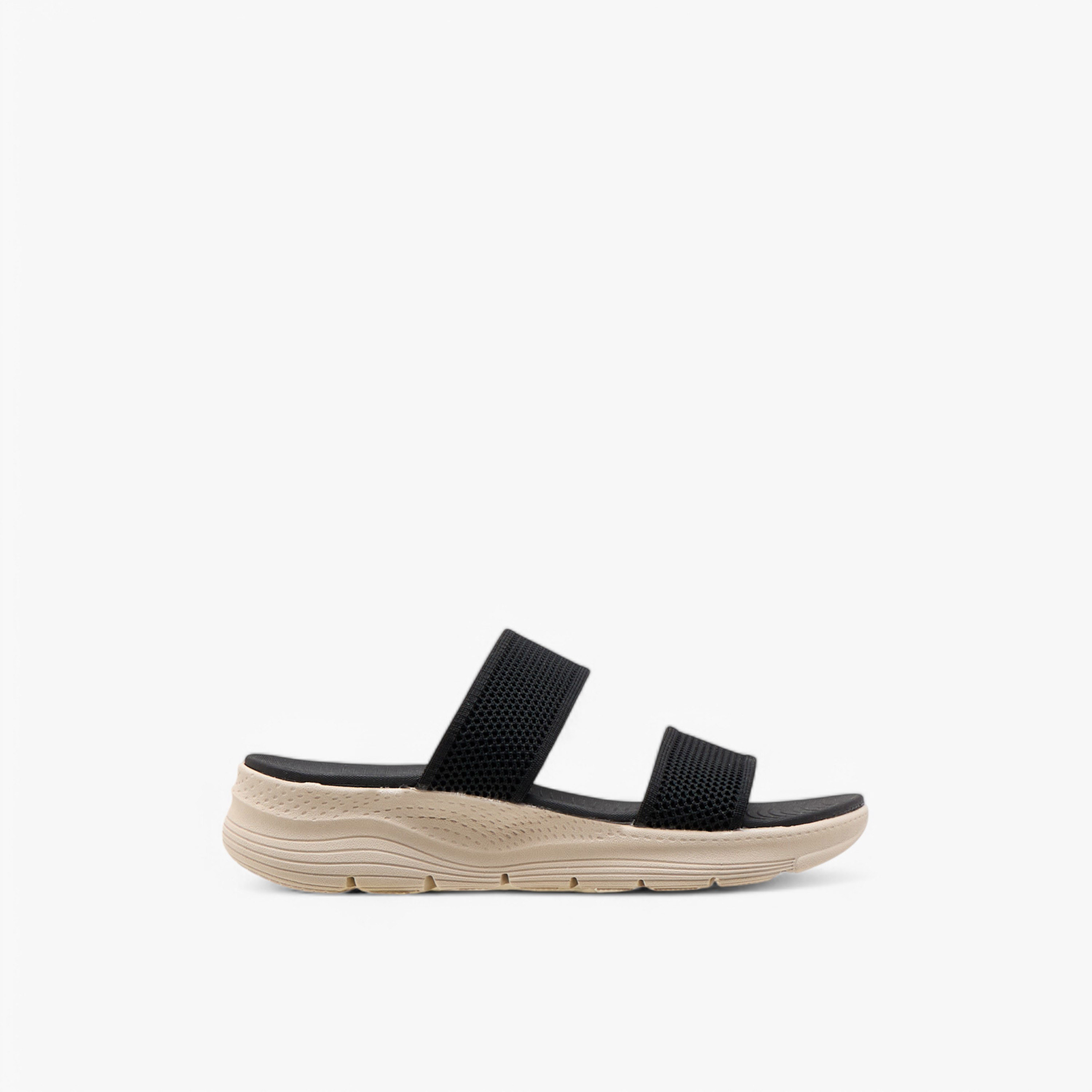 Le Confort Textured Slip-On Comfort Sandals with Platform Heels-women-shoes-sandals-heeled-image-3