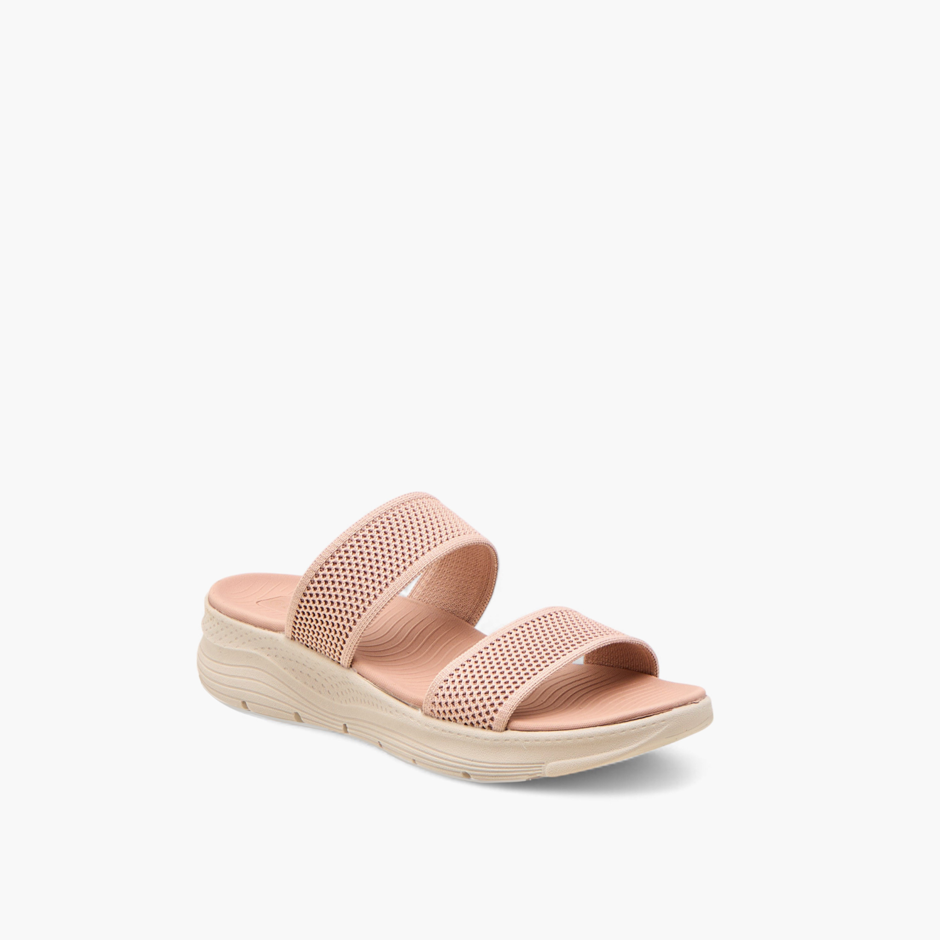 صندل مريح سهل الارتداء بارز الملس بكعب بلاتفورم من لو كونفورت-women-shoes-sandals-heeled-image-2