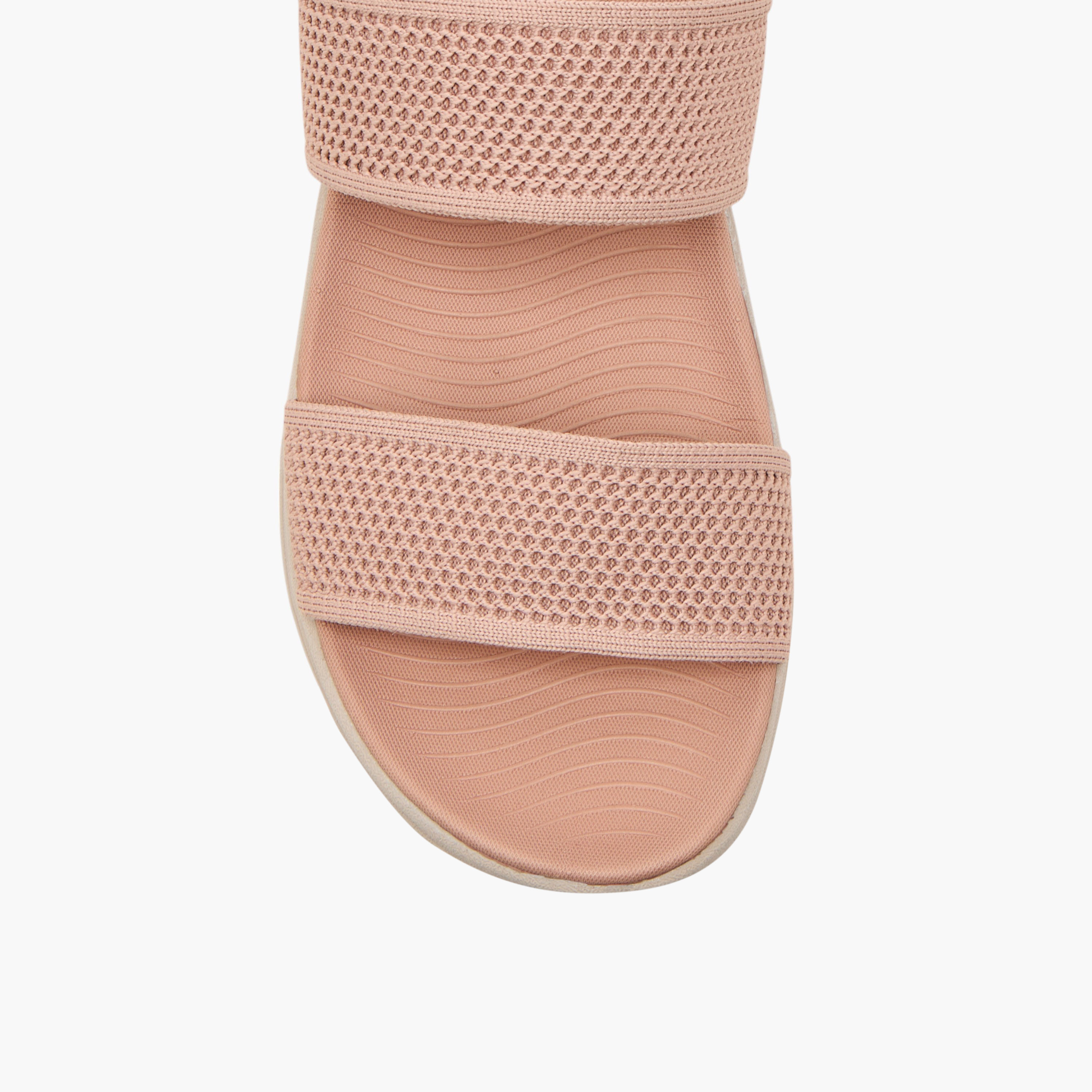 صندل مريح سهل الارتداء بارز الملس بكعب بلاتفورم من لو كونفورت-women-shoes-sandals-heeled-image-4