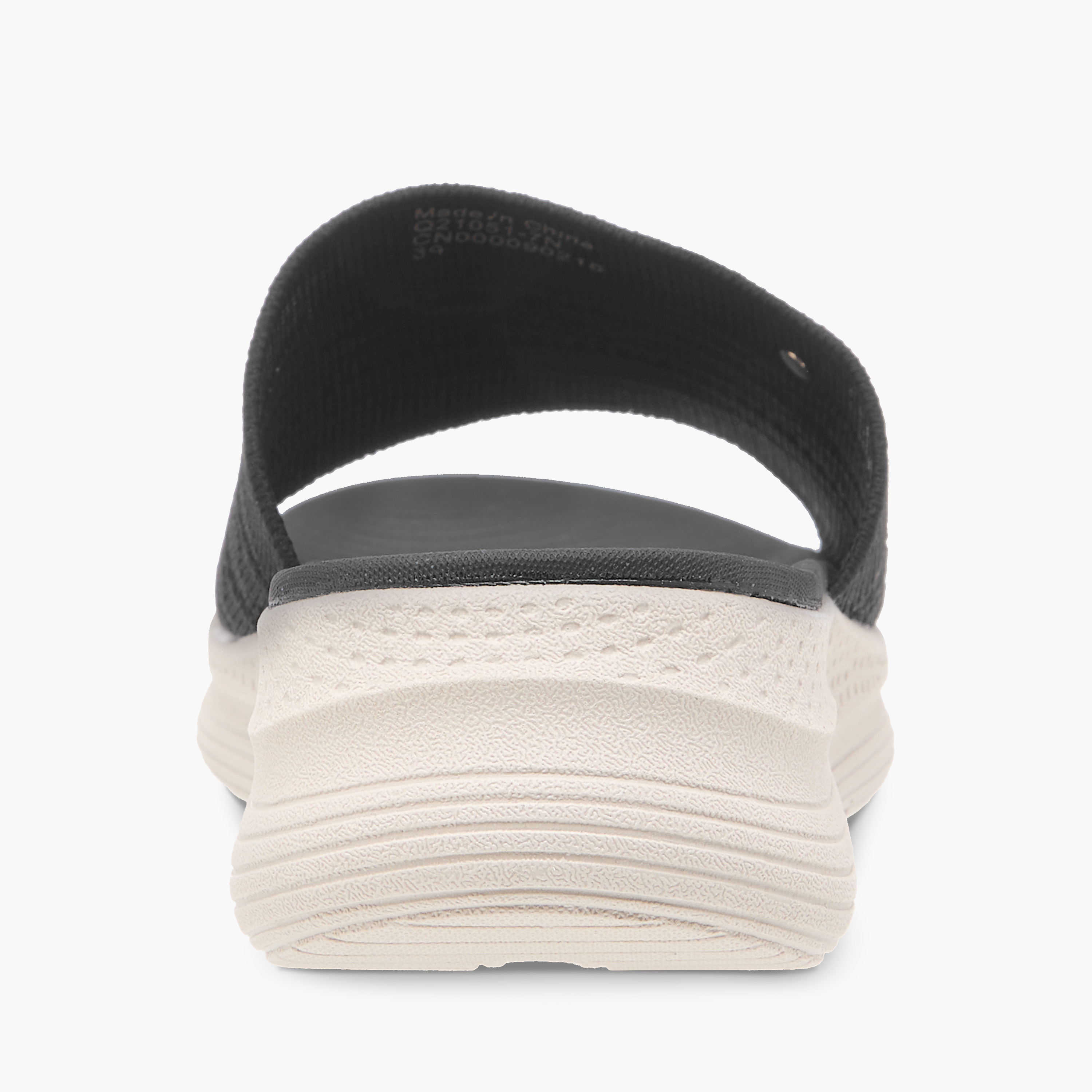 Le Confort Textured Slip-On Comfort Sandals-women-shoes-flats-sandals-image-4