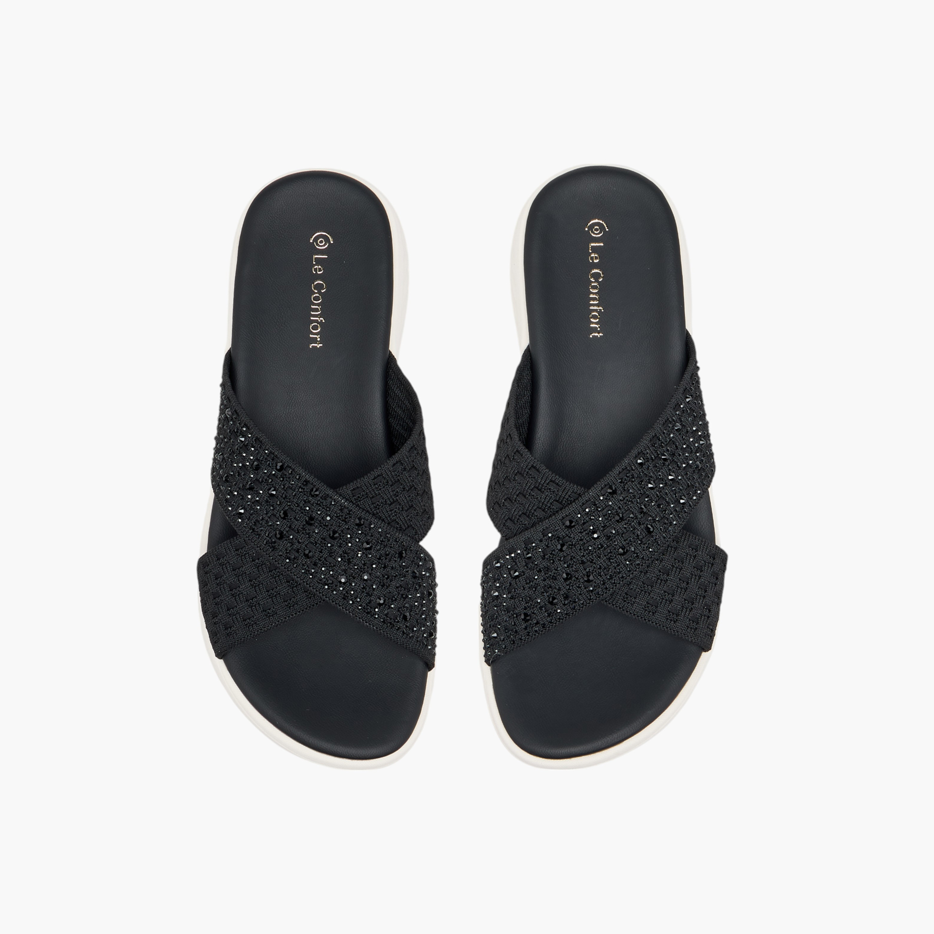 Le Confort Embellished Cross Strap Sandals-women-shoes-sandals-heeled-image-6
