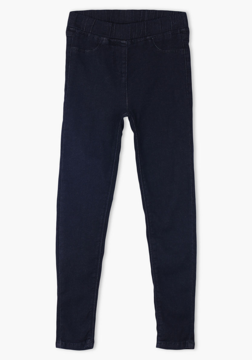 Juniors Full Length Pants with Elasticised Waistband-Pants-image-0