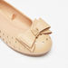 Little Missy Heart Cutwork Slip-On Ballerina Shoes with Bow Accent-Girl%27s Ballerinas-thumbnailMobile-4