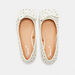 Little Missy Laser Cut Round Toe Ballerinas with Bow Accent-Girl%27s Ballerinas-thumbnailMobile-4