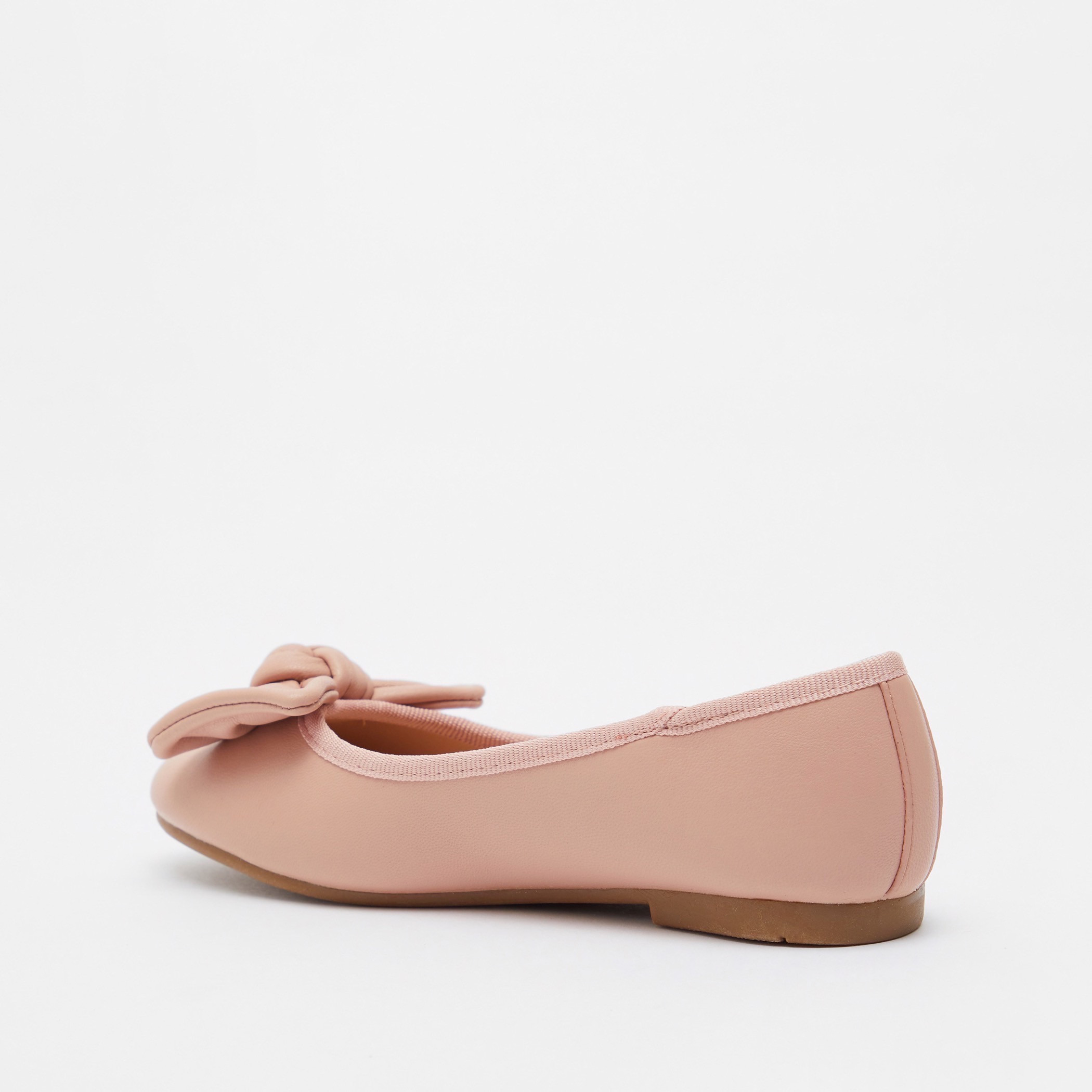 حذاء باليرينا بمقدمة مستديرة وفيونكة من ليتل ميسي-girls-shoes-ballerinas-image-2