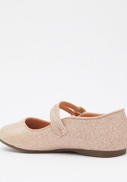 Textured Mary Jane Shoes with Buckle Closure-Girl%27s Casual Shoes-image-2