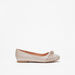 Little Missy Embellished Slip-On Round Toe Ballerina Shoes-Girl%27s Ballerinas-thumbnail-0