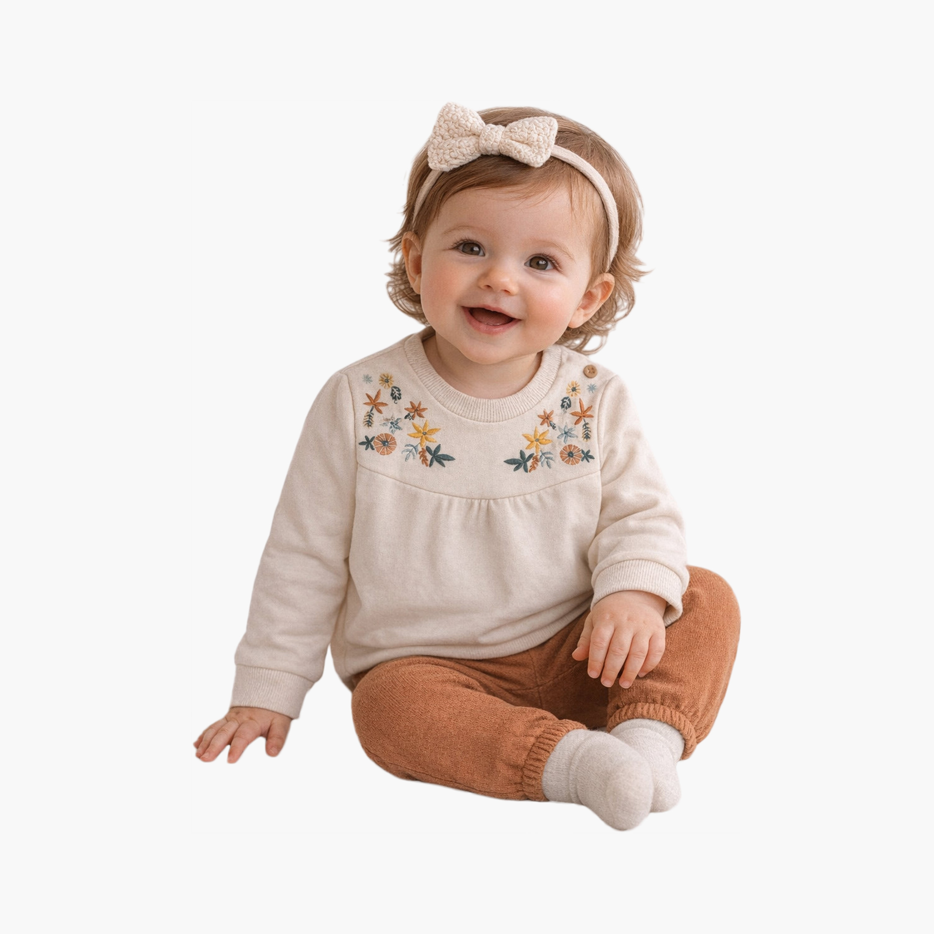 Dirkje 2-Piece Embroidered Long Sleeves T-Shirt with Pants-baby-girls-clothing-setsandcoords-image-1