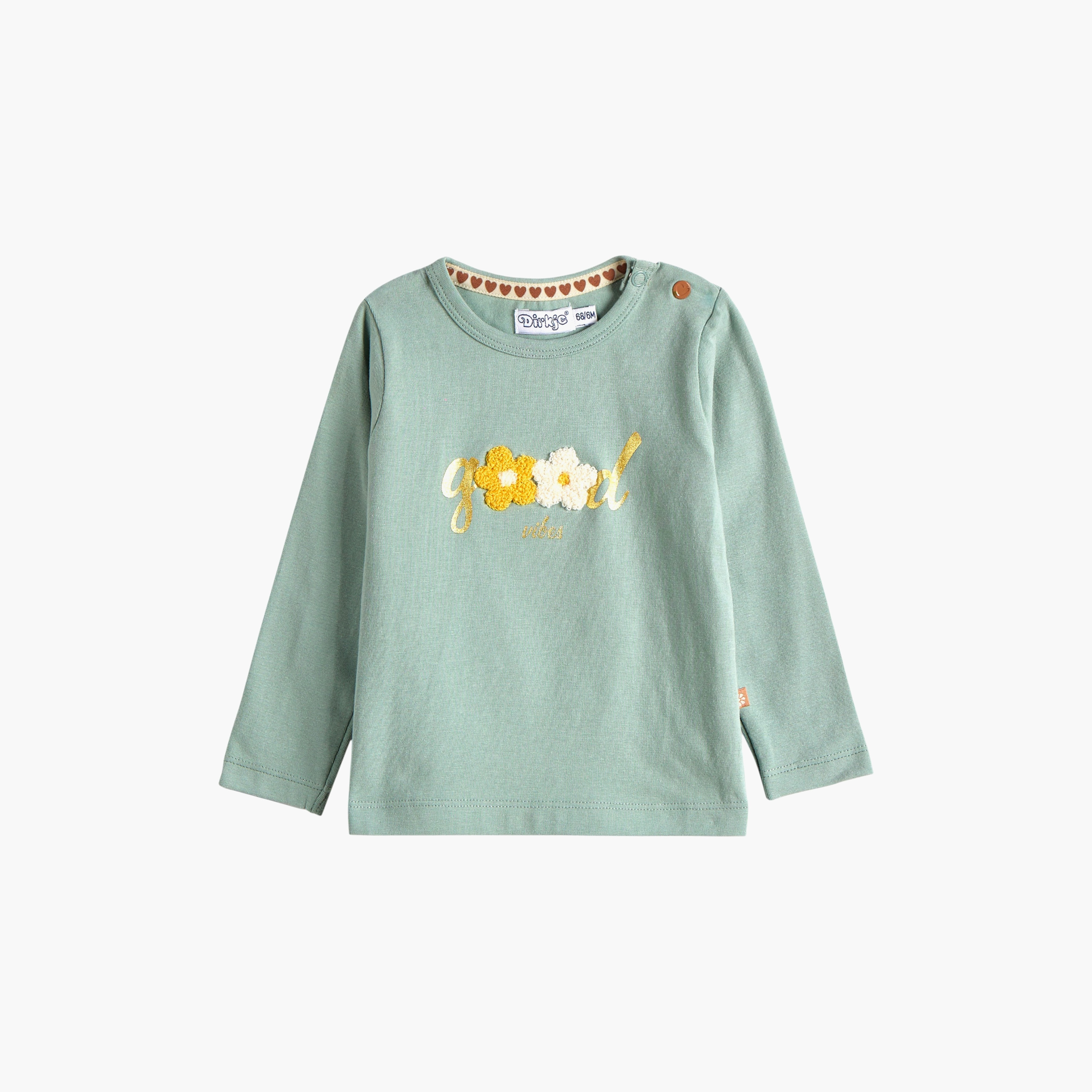  تي شيرت مطبوع بأكمام طويلة مع بنطلون قطعتين من ديركجي-baby-girls-clothing-setsandcoords-image-4