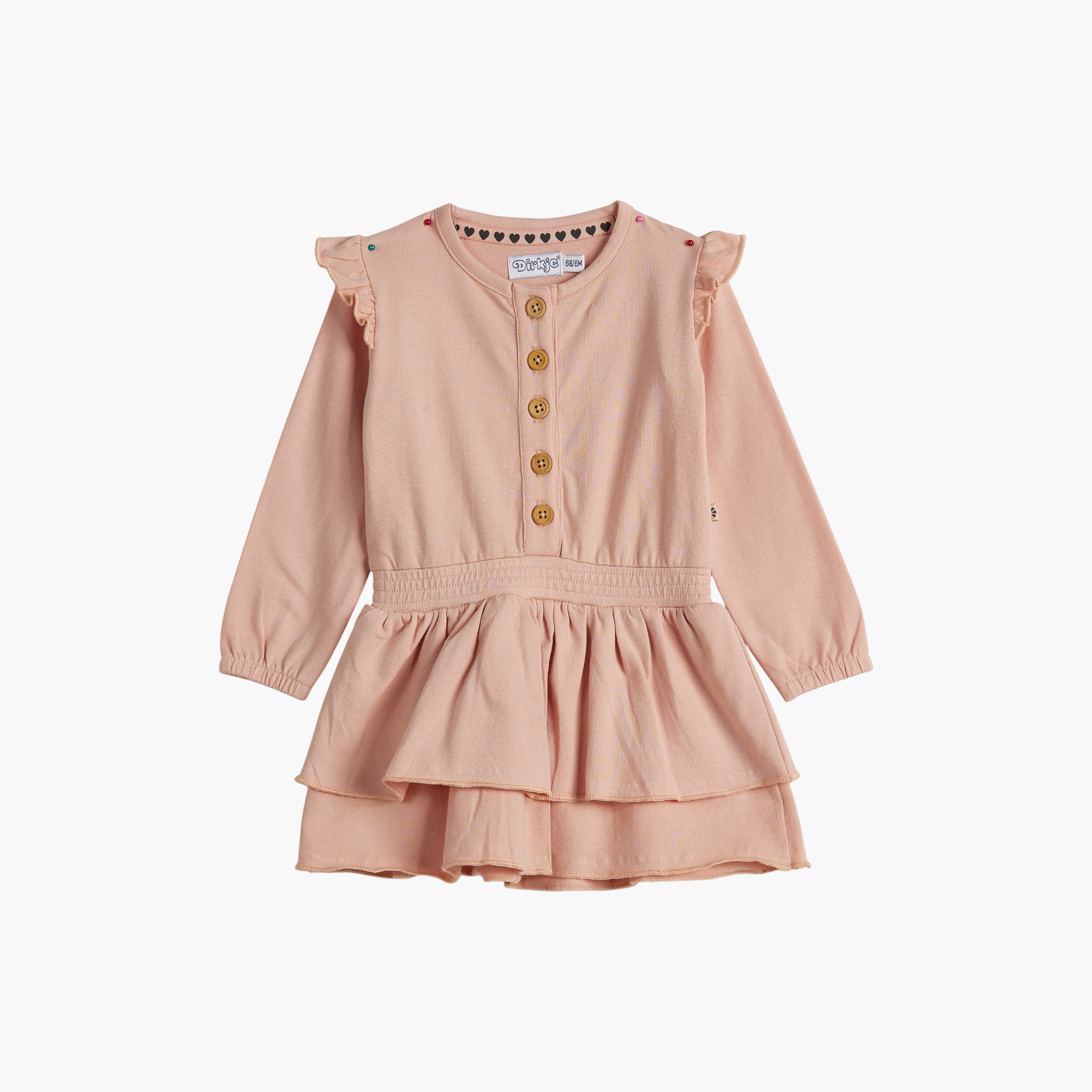 Dirkje Solid Long Sleeves Dress-girls-clothing-dressesandjumpsuits-image-3