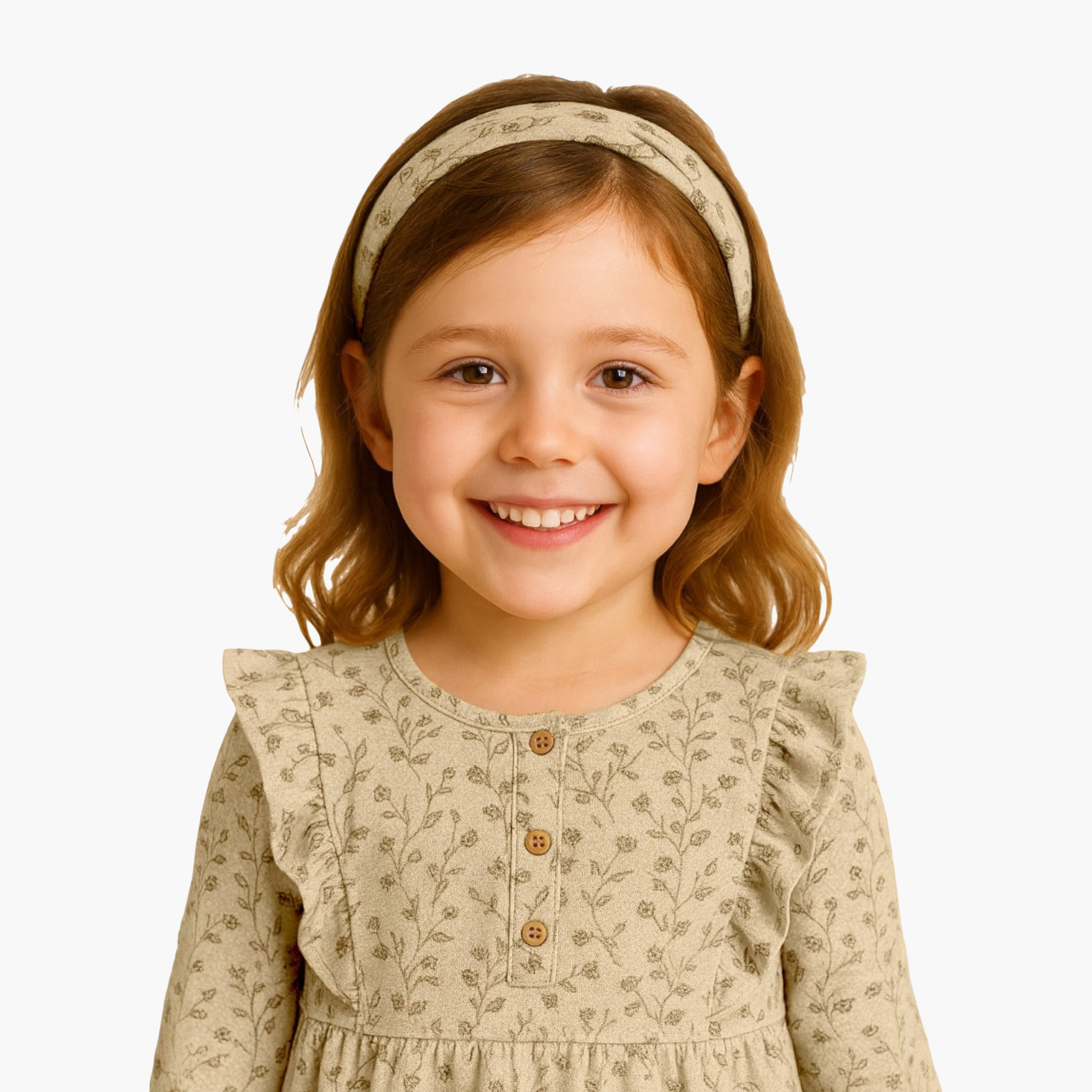 فستان بطبعة زهور بأكمام طويلة من ديركجي-girls-clothing-dressesandjumpsuits-image-2