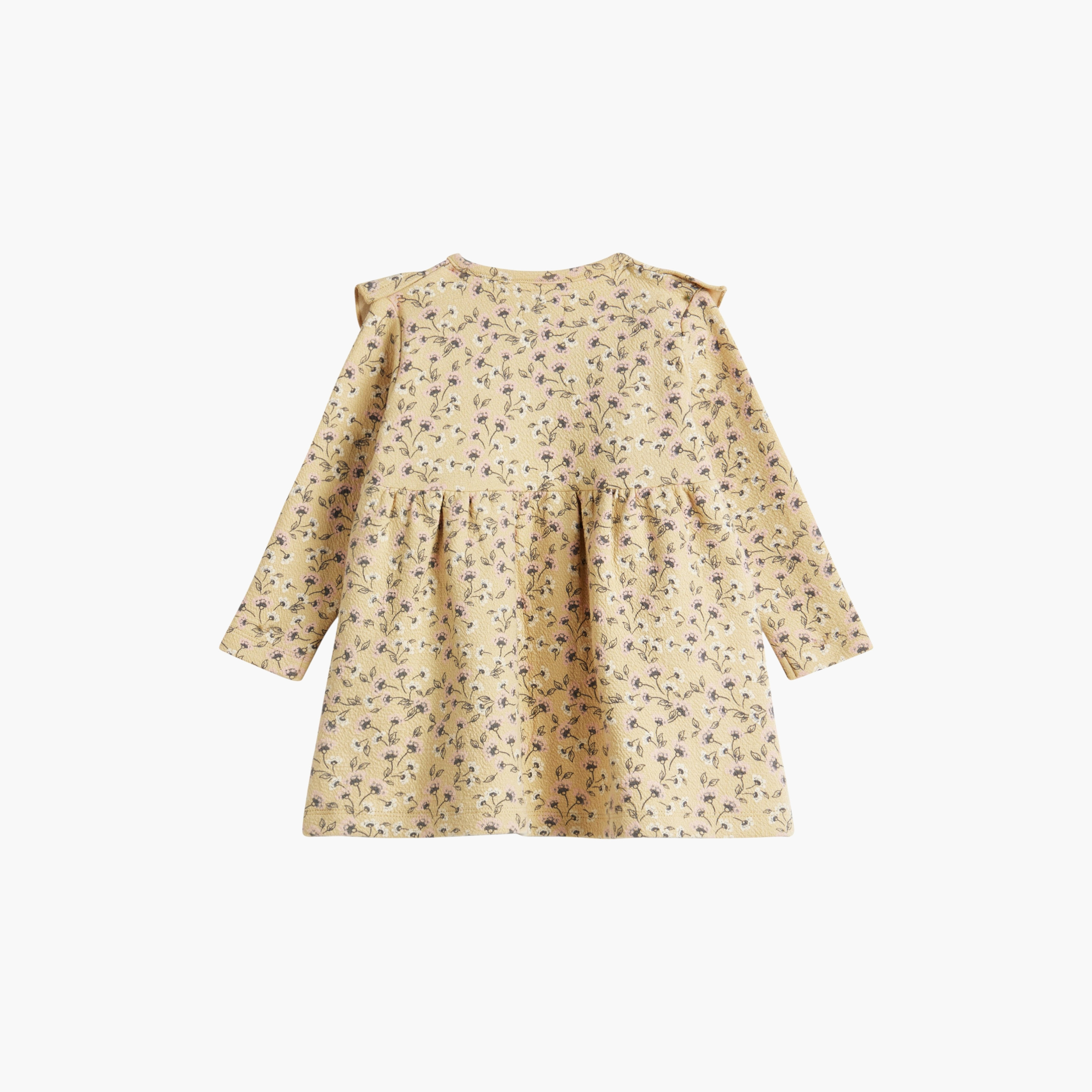 فستان بطبعة زهور بأكمام طويلة من ديركجي-girls-clothing-dressesandjumpsuits-image-4