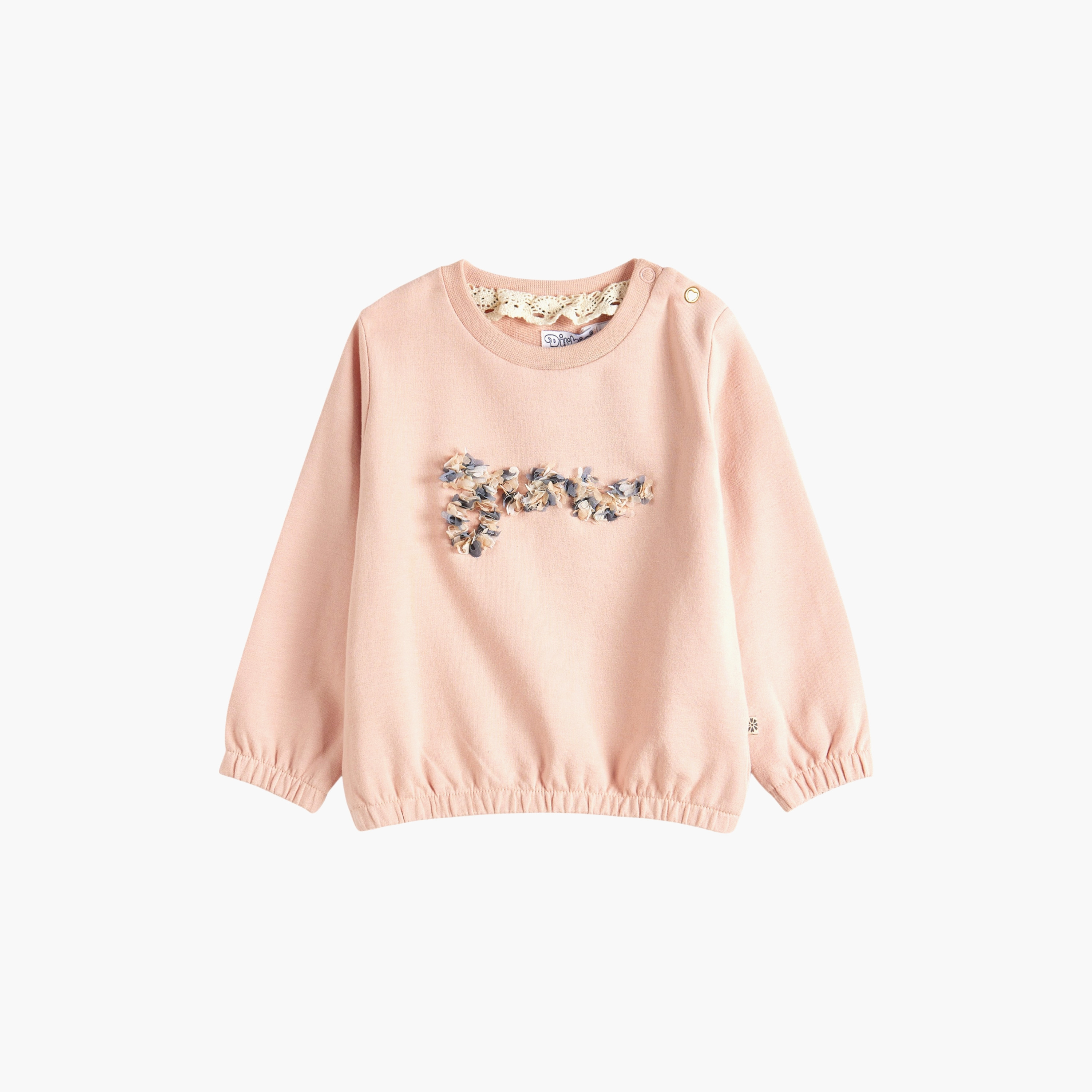بلوزة بأكمام طويلة وبنطلون مع رباط شعر 3 قطع من ديركجي-baby-girls-clothing-setsandcoords-image-4