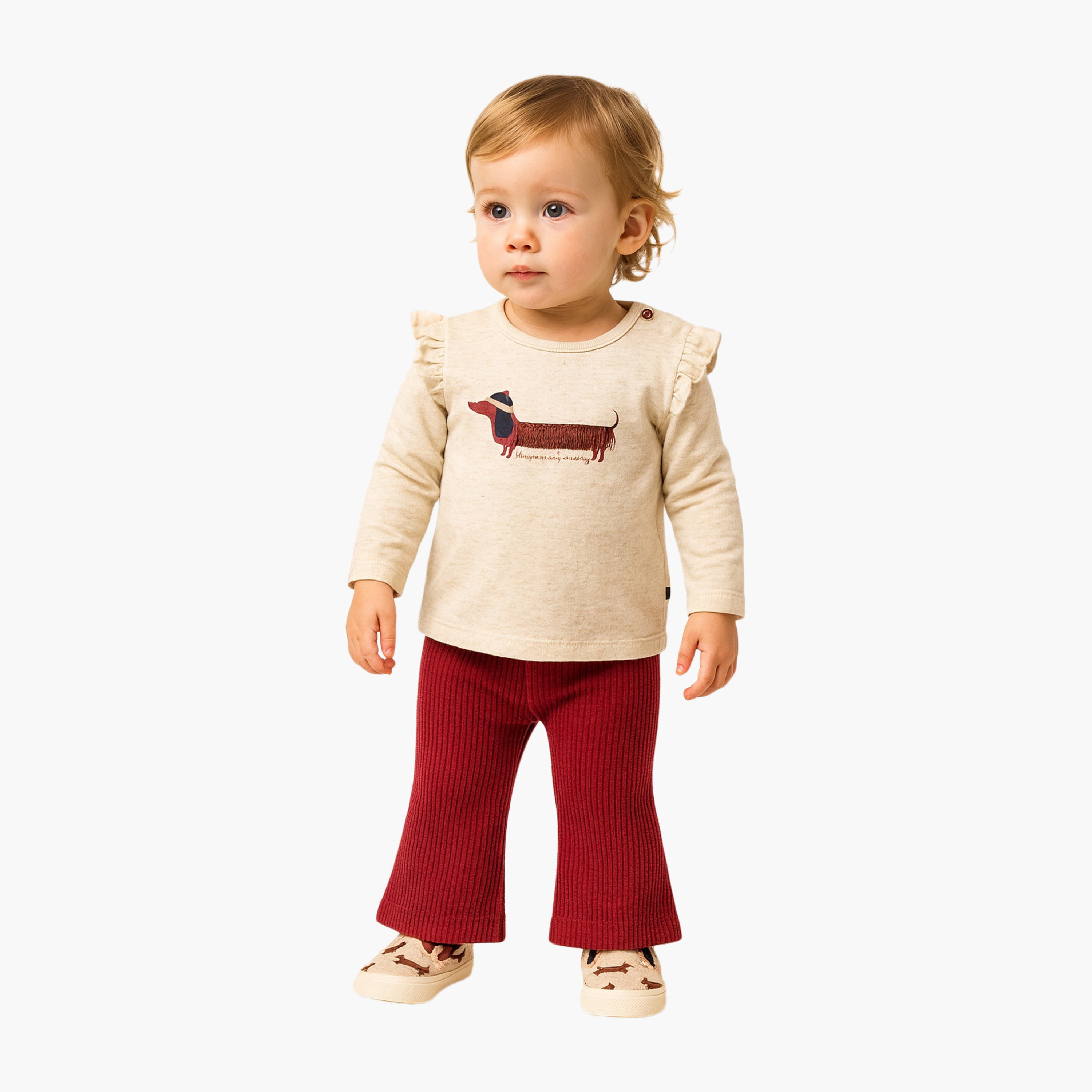 Dirkje 2-Piece Printed Long Sleeves T-Shirt with Pants-girls-clothing-winterwear-setsandcoords-image-1
