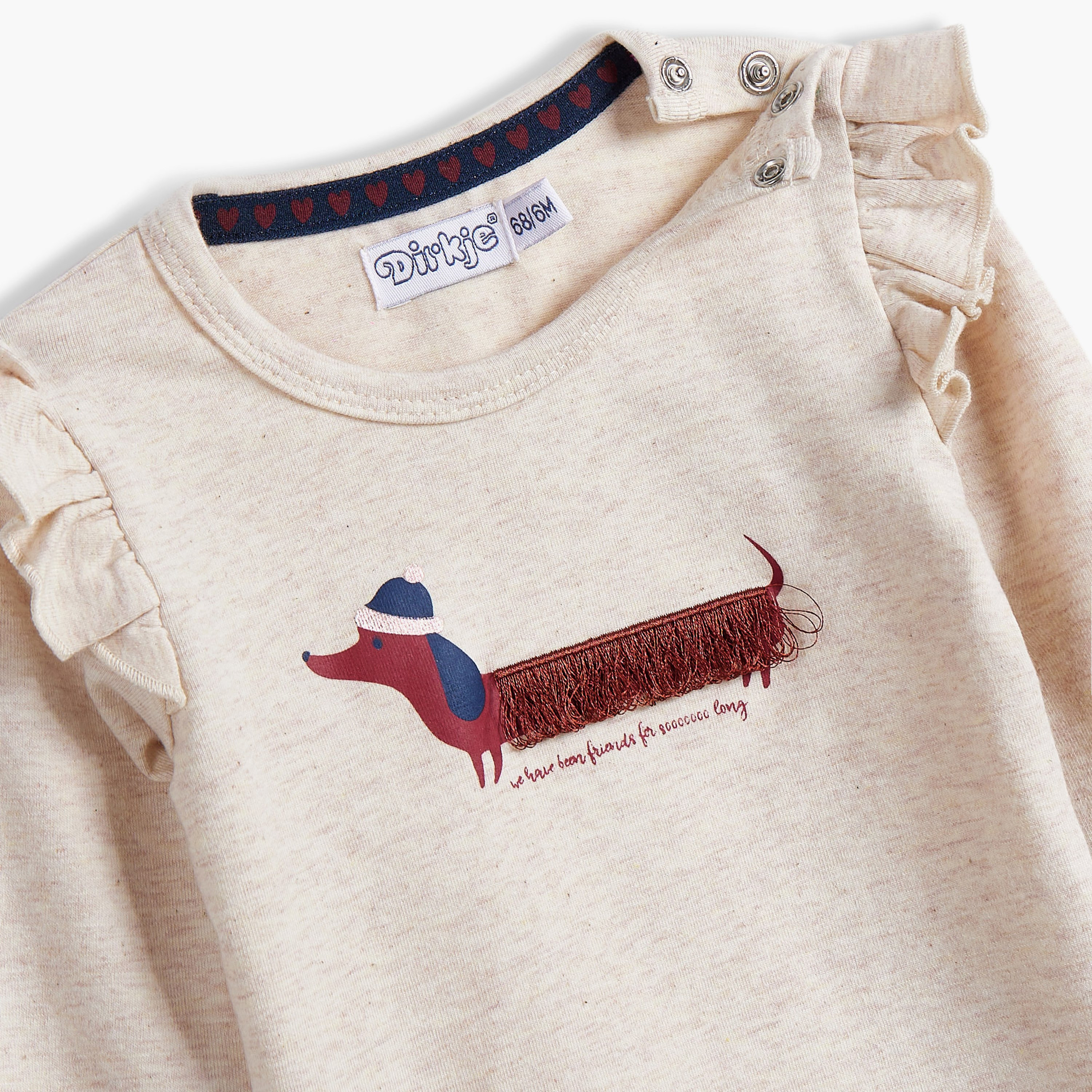  تي شيرت مطبوع بأكمام طويلة مع بنطلون قطعتين من ديركجي-girls-clothing-winterwear-setsandcoords-image-9