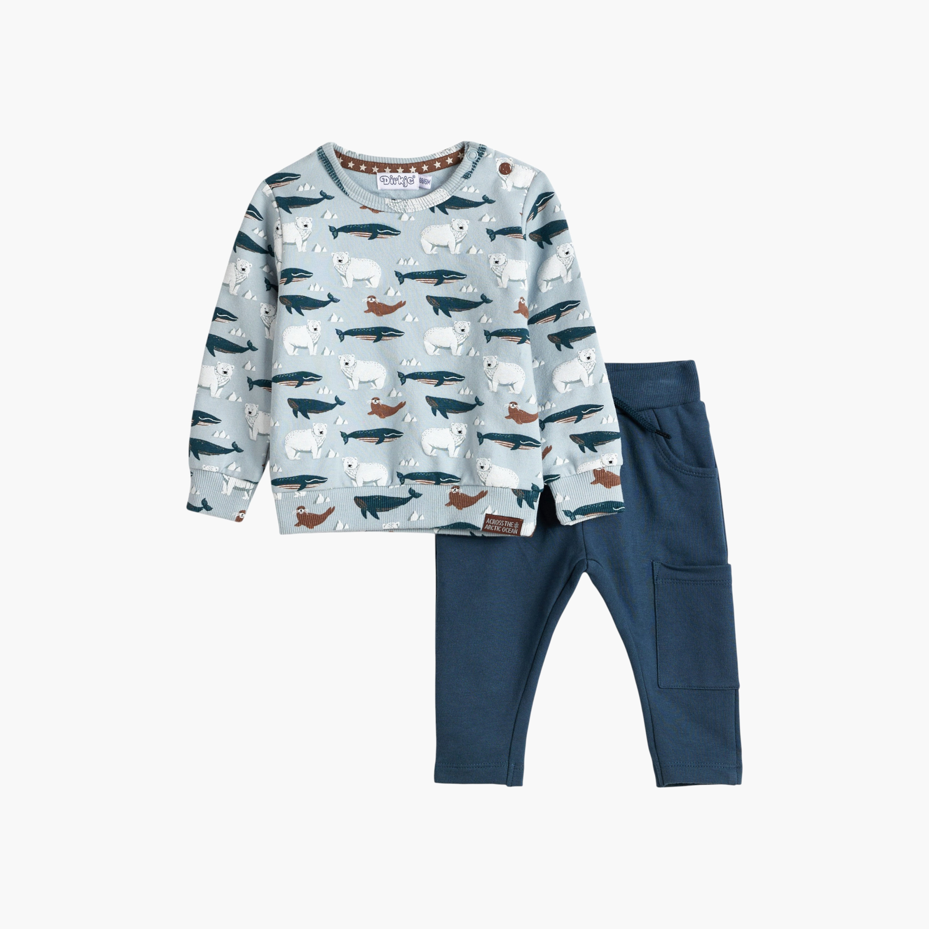 Dirkje 2-Piece Printed Long Sleeves Sweatshirt with Pants-baby-boys-clothing-winterwear-setsandcoords-image-2