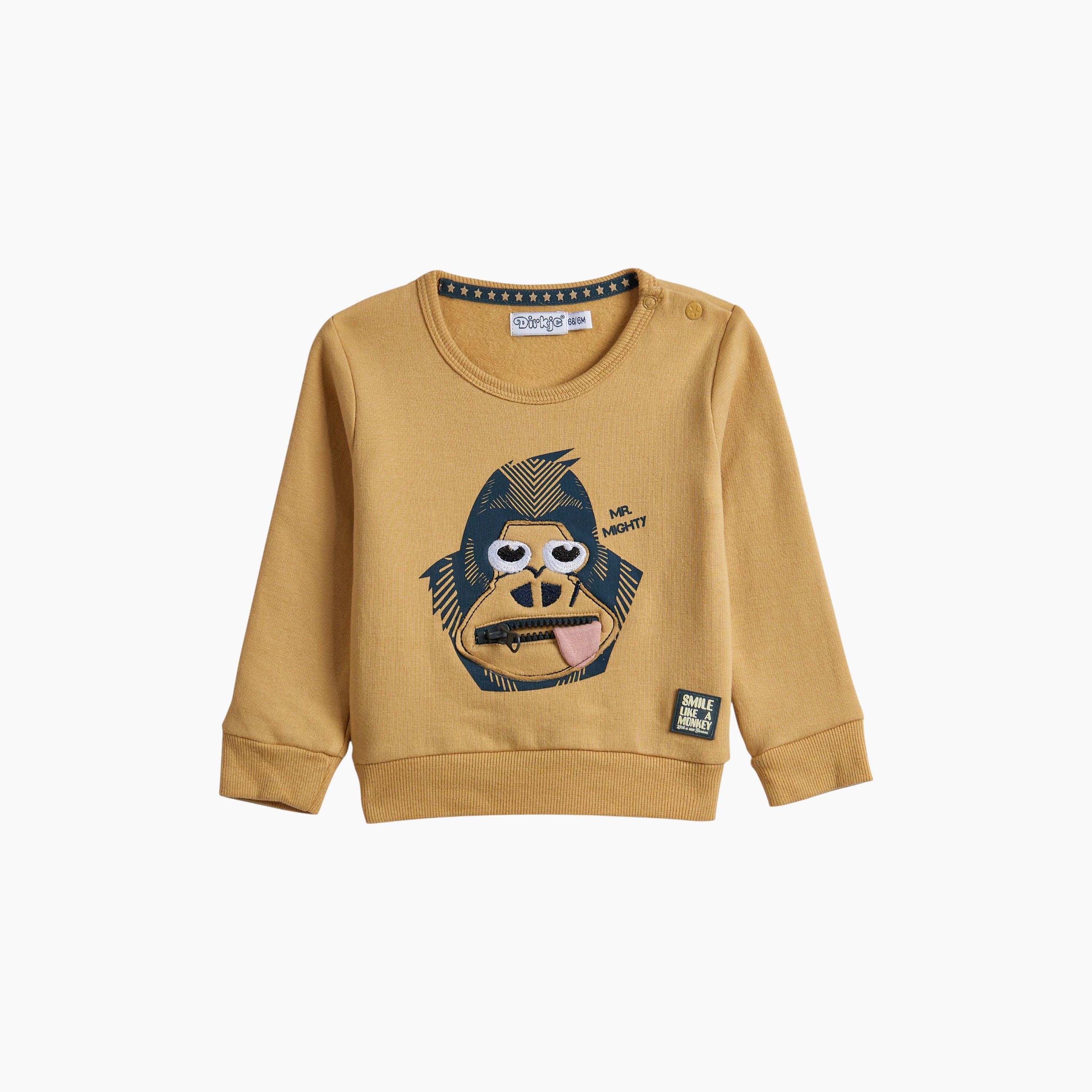 سويت شيرت مطبوع بأكمام طويلة وبنطلون قطعتين من ديركجي-cpkids-clothing-boys-winterwear-sets-image-3