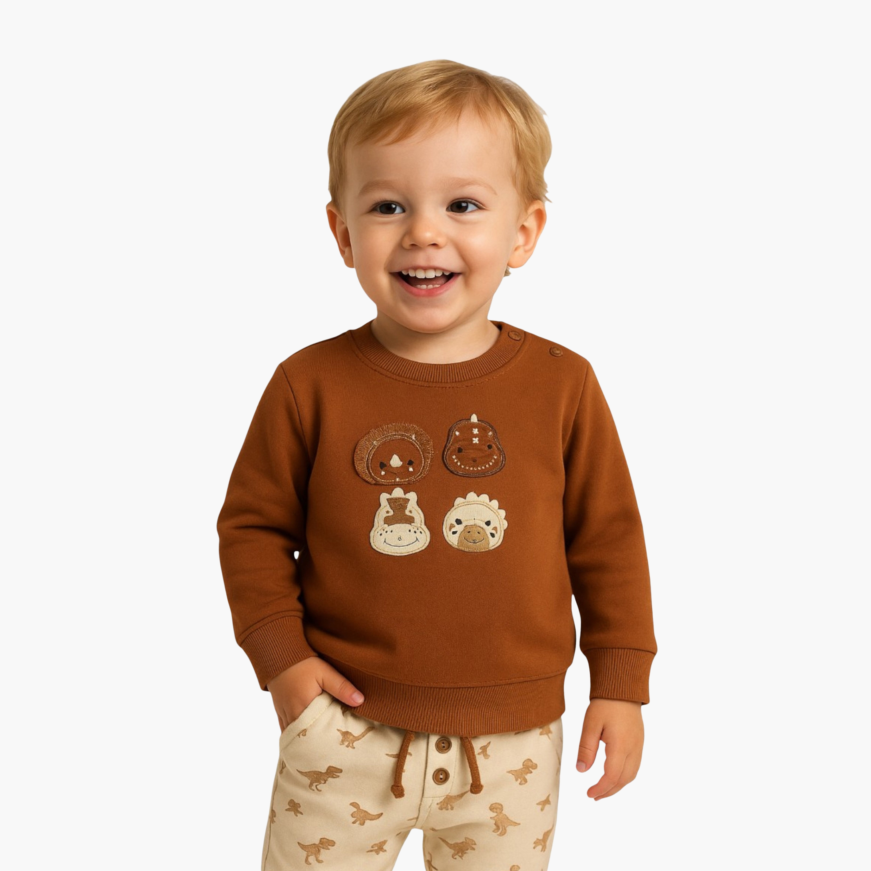 Dirkje 2-Piece Printed Long Sleeves Sweatshirt with Pants-baby-boys-clothing-winterwear-setsandcoords-image-3