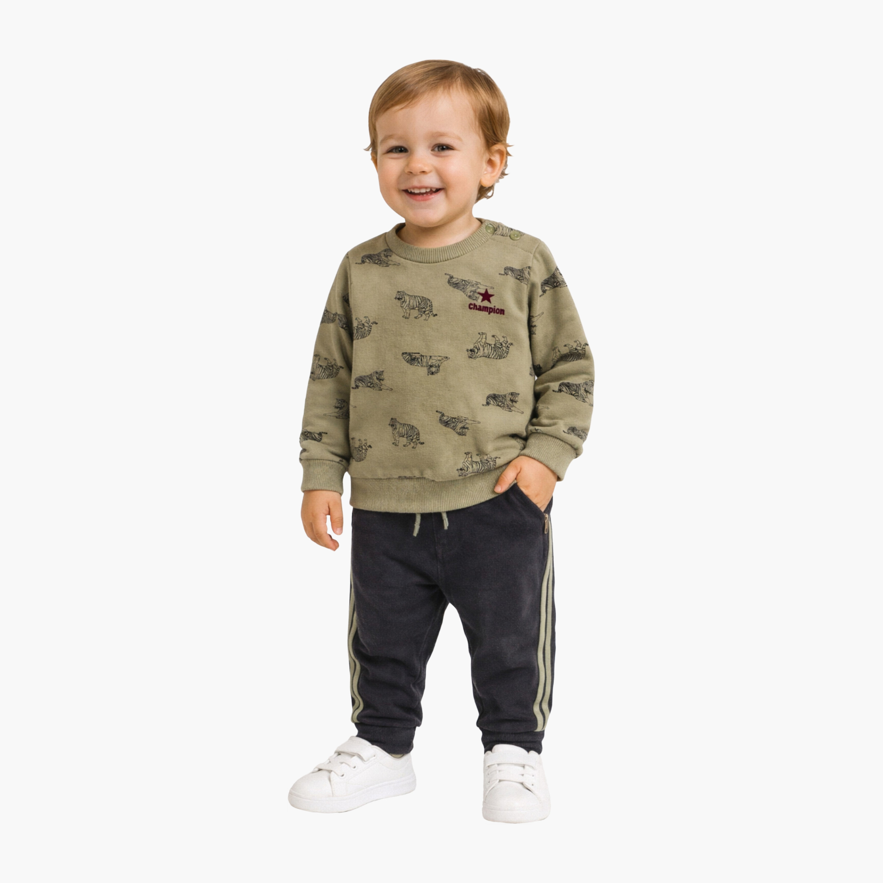 Dirkje 2-Piece Printed Long Sleeves Sweatshirt with Joggers-baby-boys-clothing-winterwear-setsandcoords-image-1
